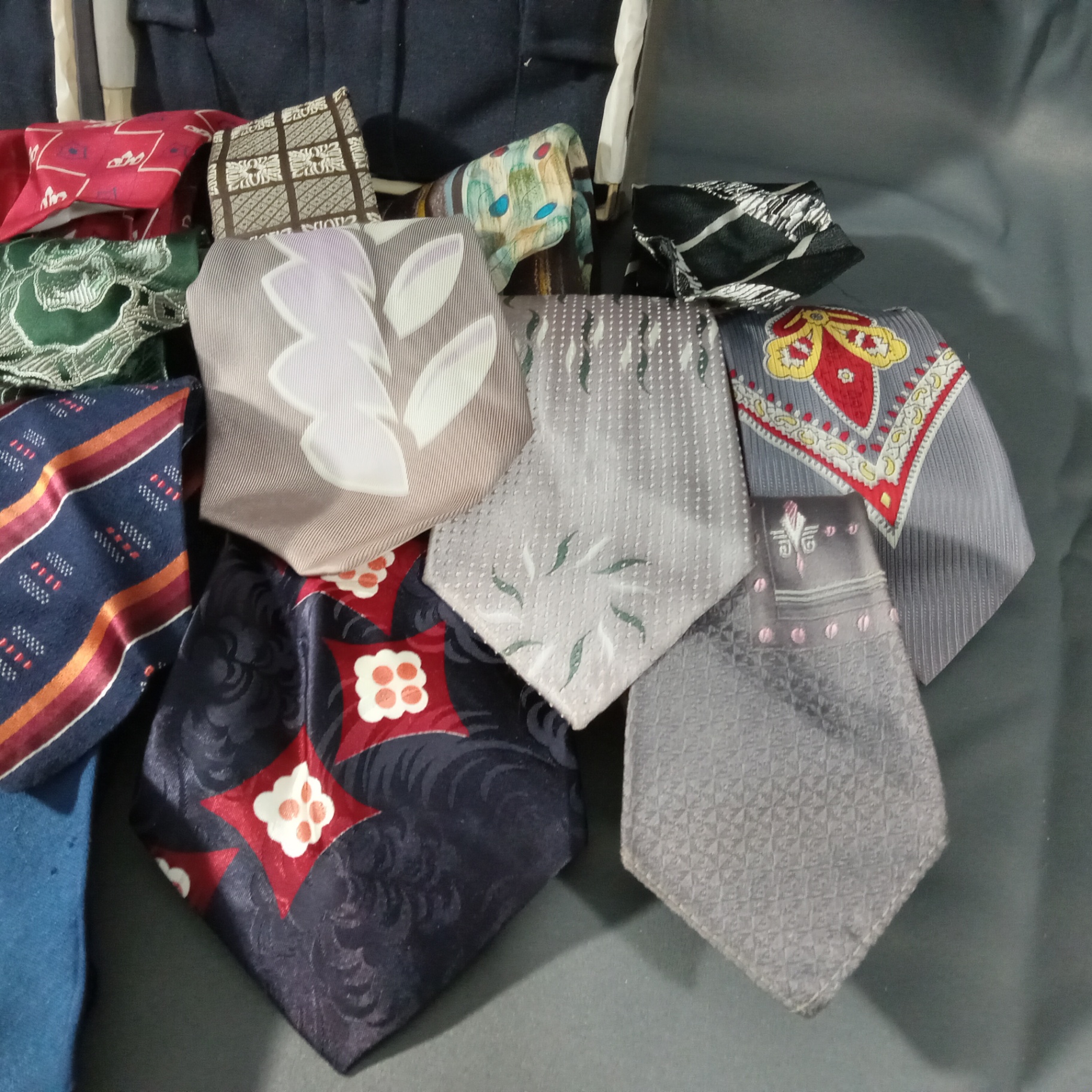 Vintage Wool Navy Shirts & Silk Ties - image 4 of 17