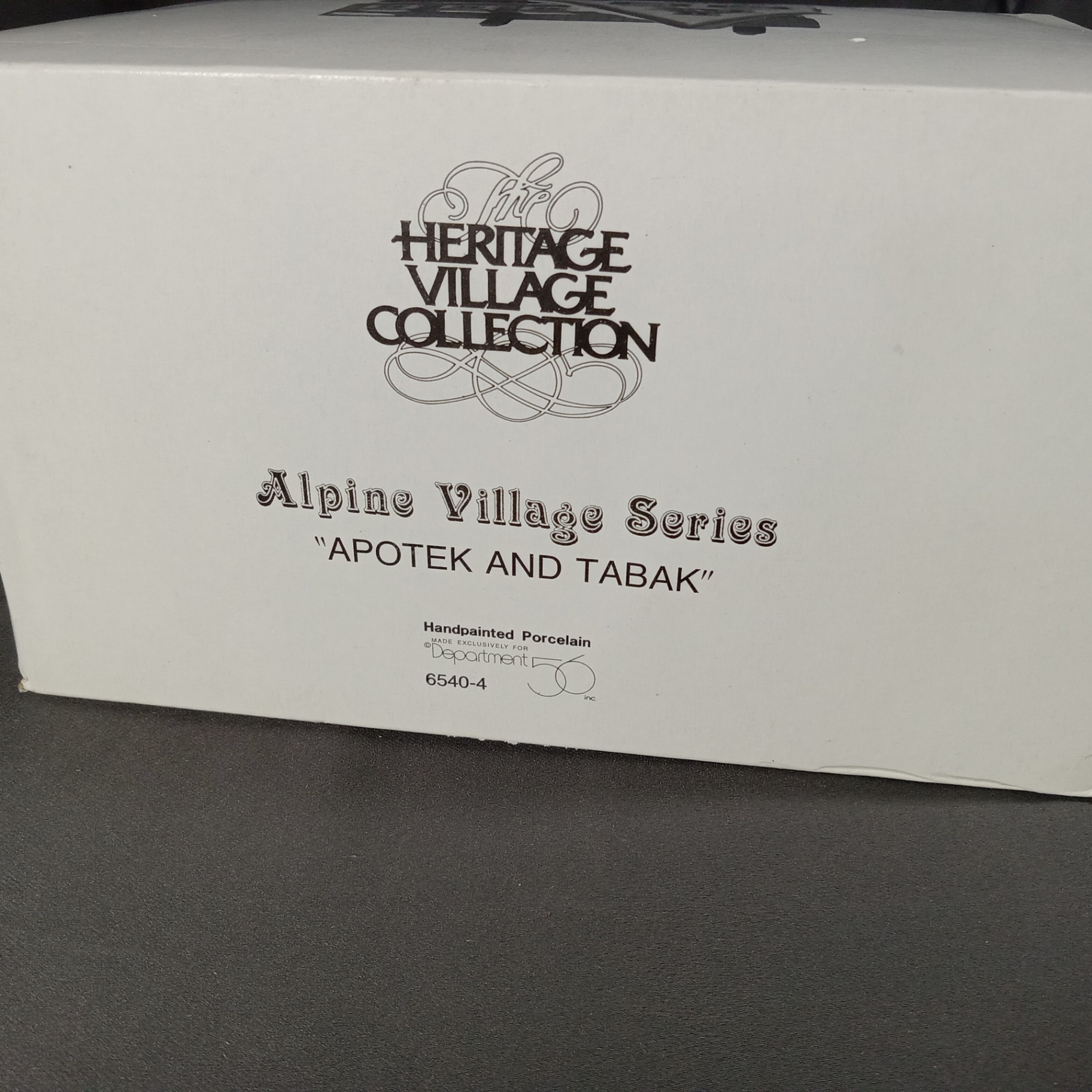  Dept. 56 Alpine Village Series - Chelsea Lane Shoppers, Milch-Kase + Apotek - image 8 of 12