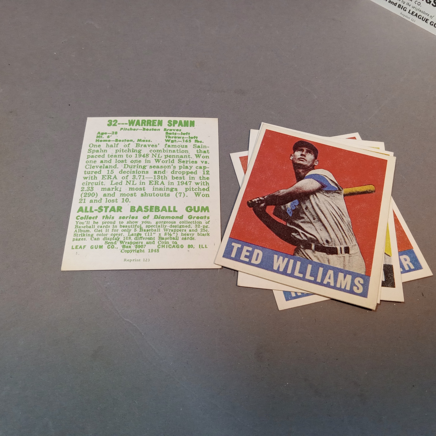 Chewing Gum Sports Card Reprints - image 4 of 20