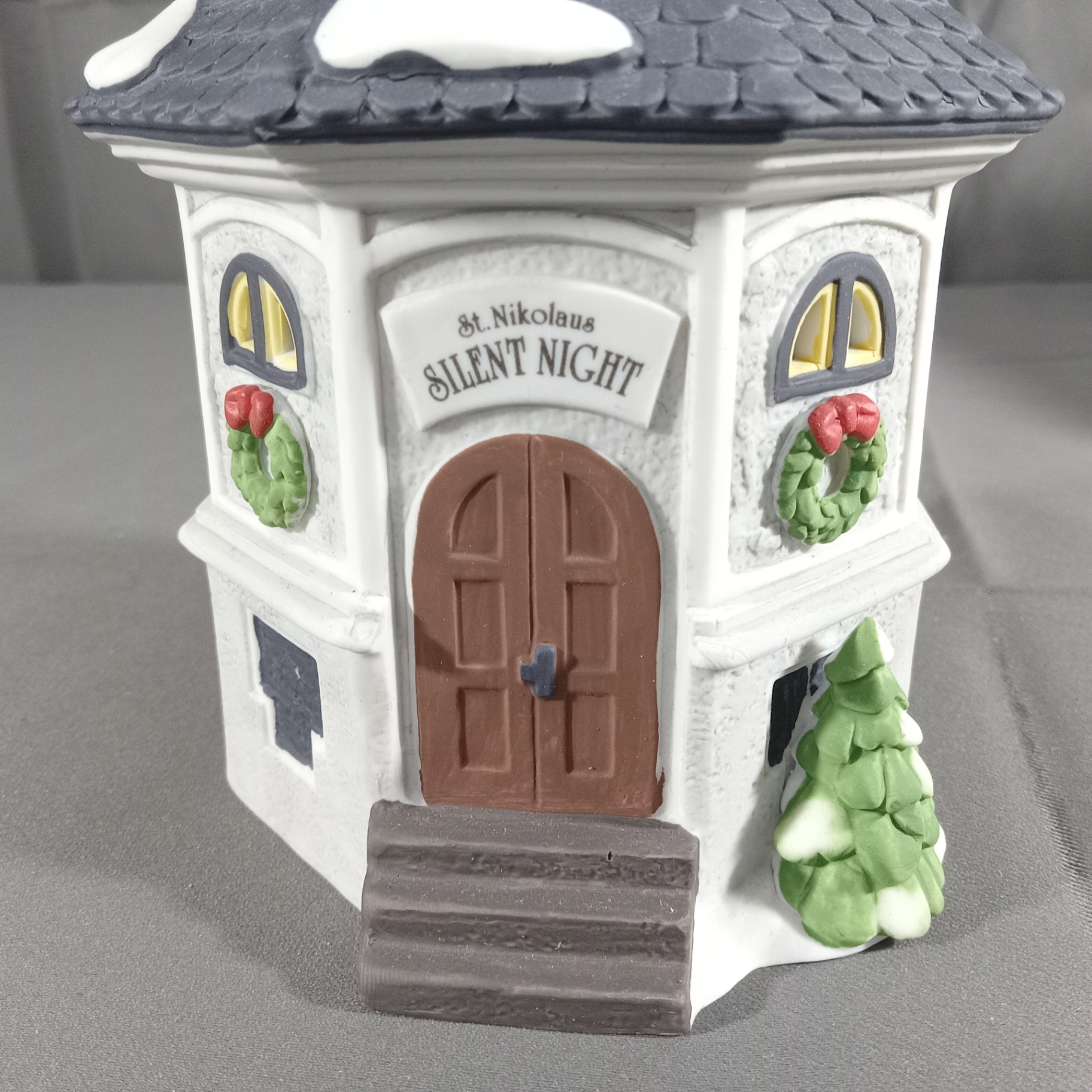  Dept. 56 Alpine Village Series - St. Nicholas + Silent Night Music Box - image 7 of 8