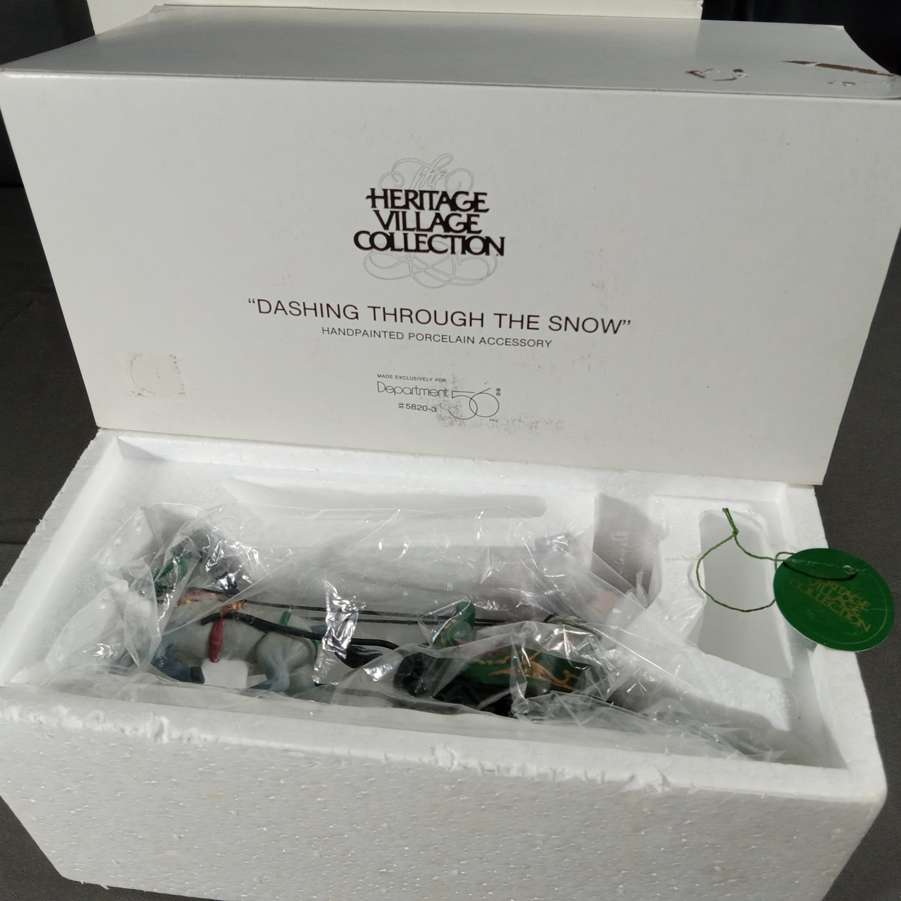  Dept. 56 Alpine Village Series - Dashing Through the Snow + Stoder Grist Mill - image 2 of 7