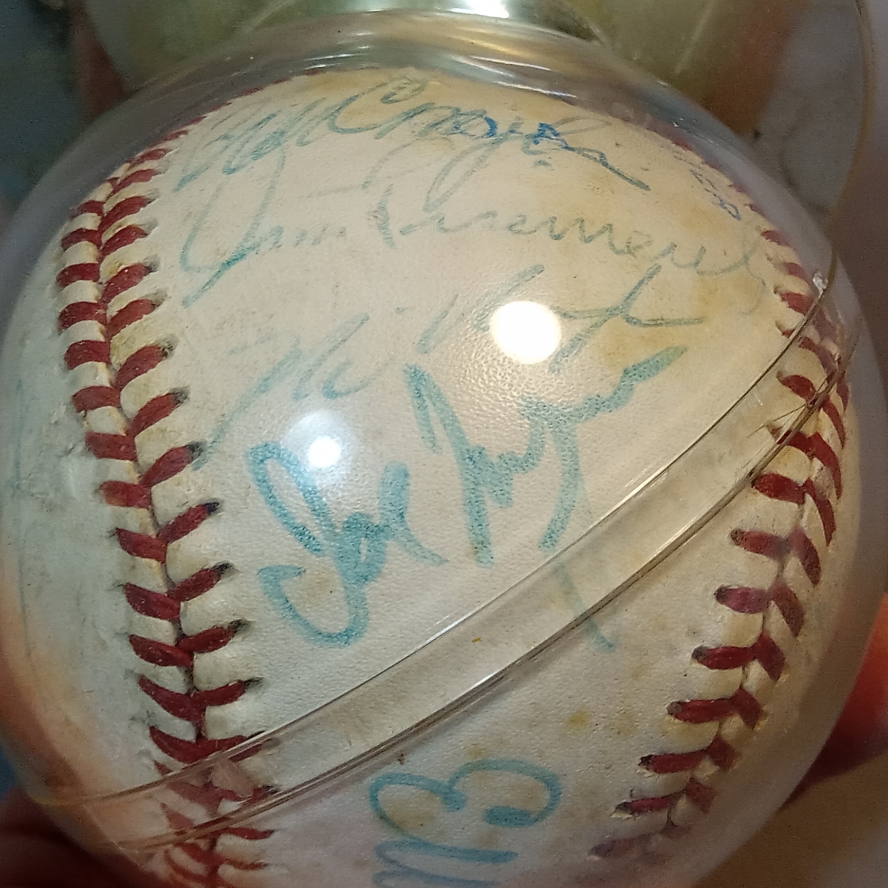 1990/1991 Signed Boston Red Sox Baseball - image 5 of 9