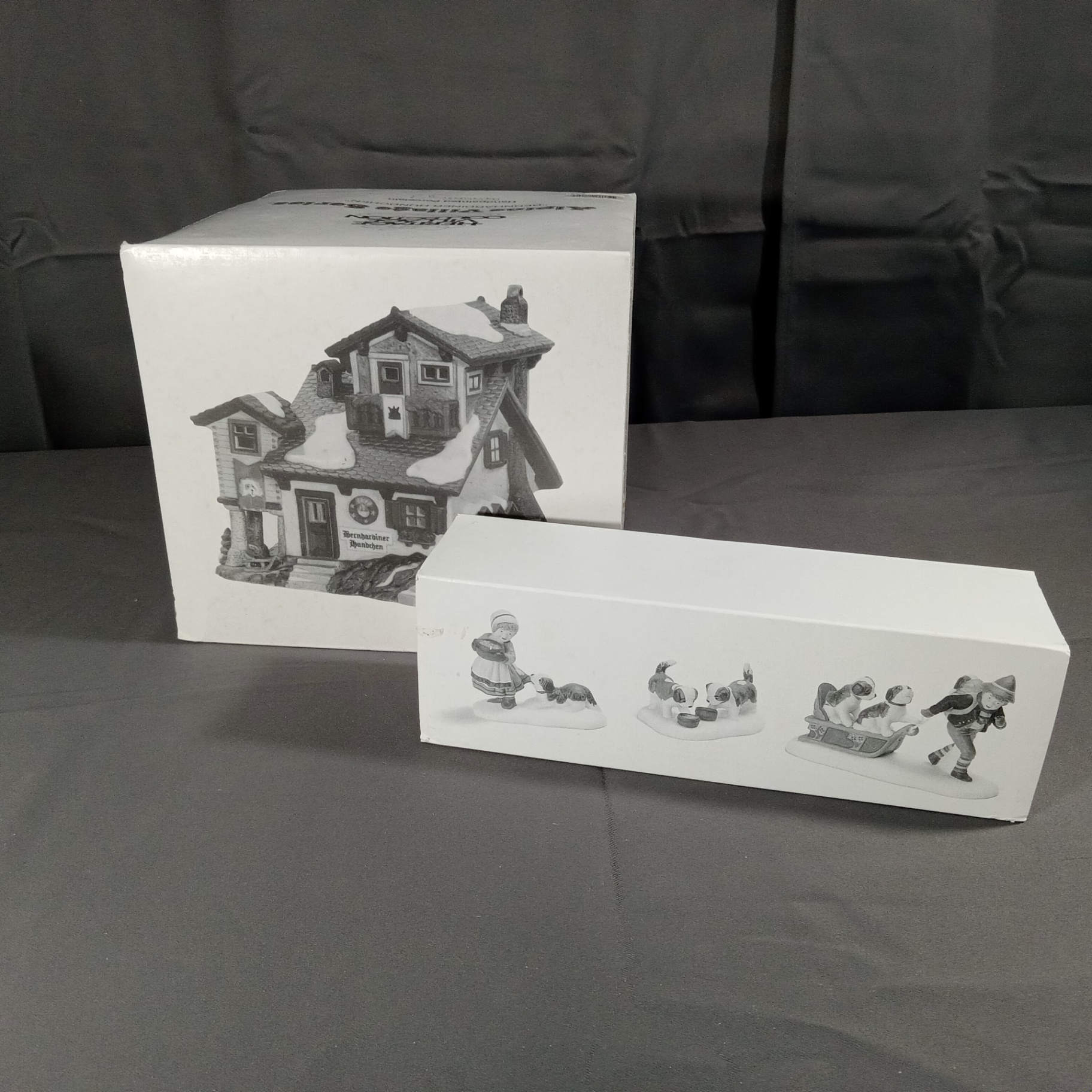  Dept. 56 Alpine Village Series - Christmas Friends + Bernhardiner Hundchen - image 1 of 7