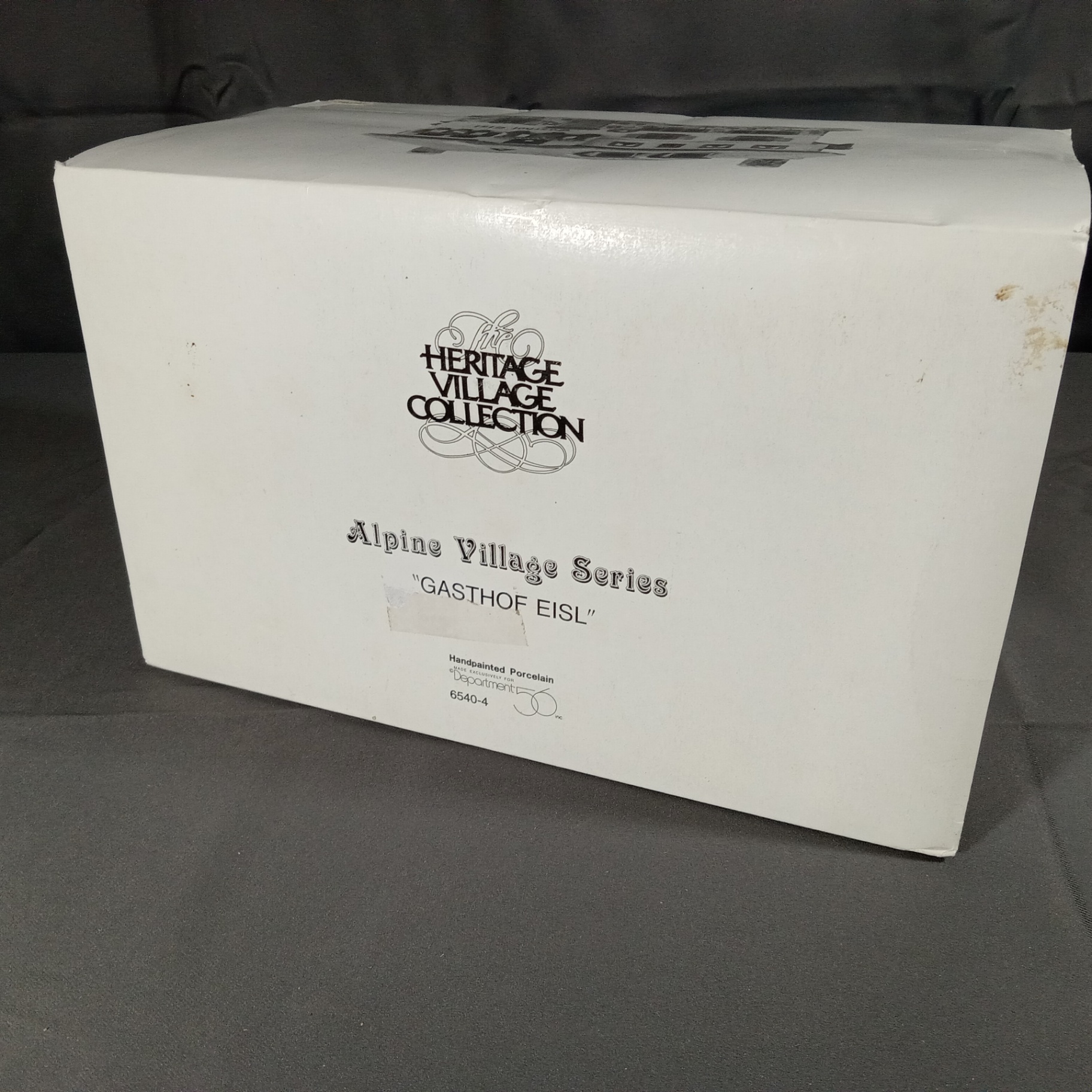  Dept. 56 Alpine Village Series - Toy Peddler, Christmas Carol Morning, + Gasthof Eisl - image 5 of 7