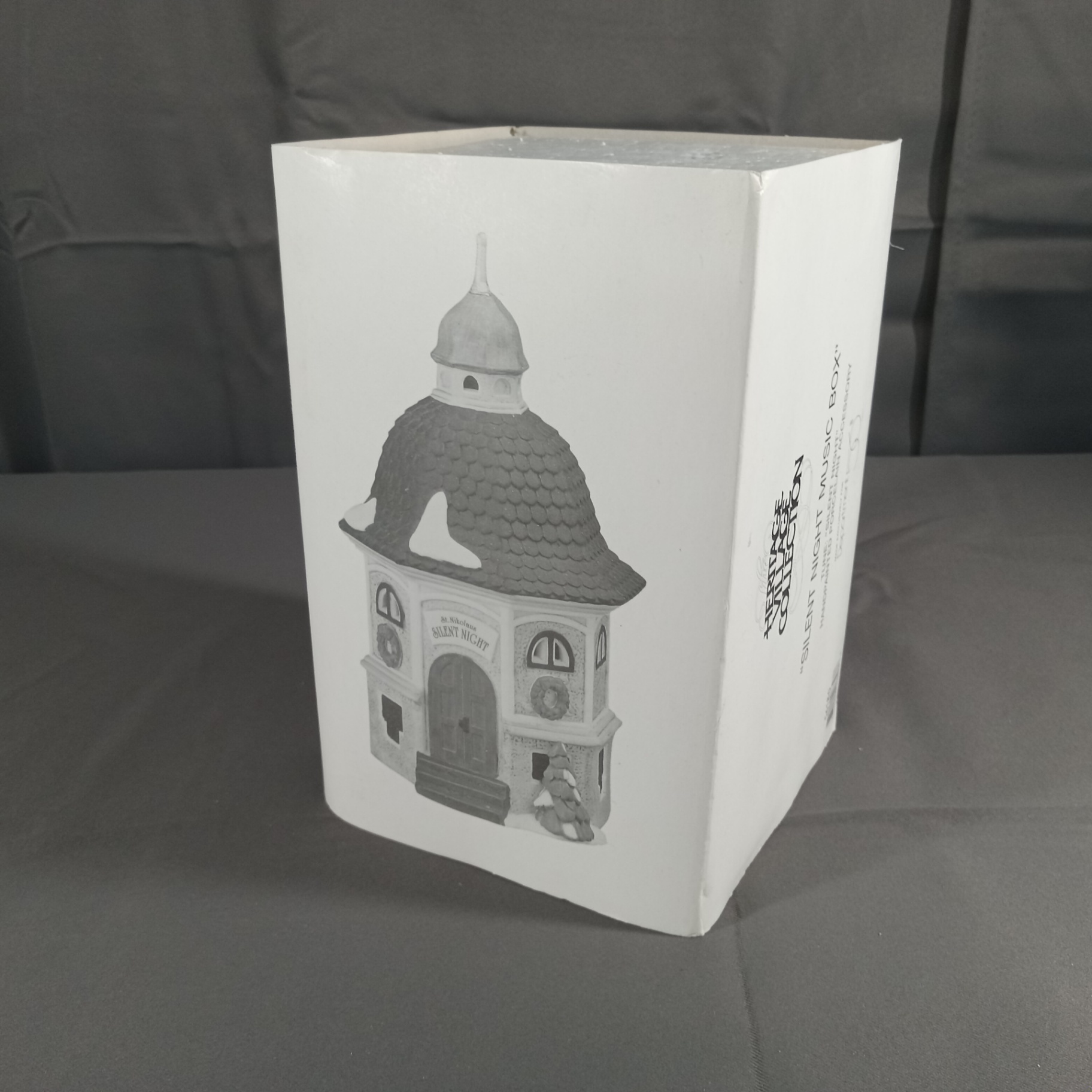  Dept. 56 Alpine Village Series - St. Nicholas + Silent Night Music Box - image 3 of 8