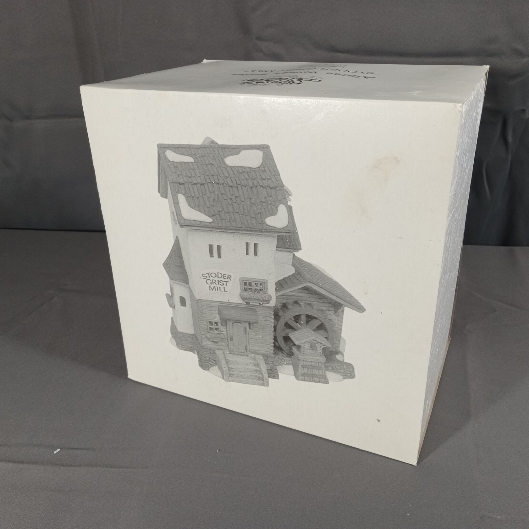  Dept. 56 Alpine Village Series - Dashing Through the Snow + Stoder Grist Mill - image 4 of 7