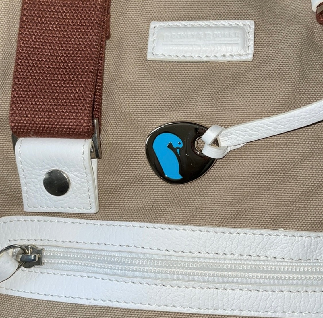 Dooney & Bourke Canvas & Leather Tote - image 2 of 11