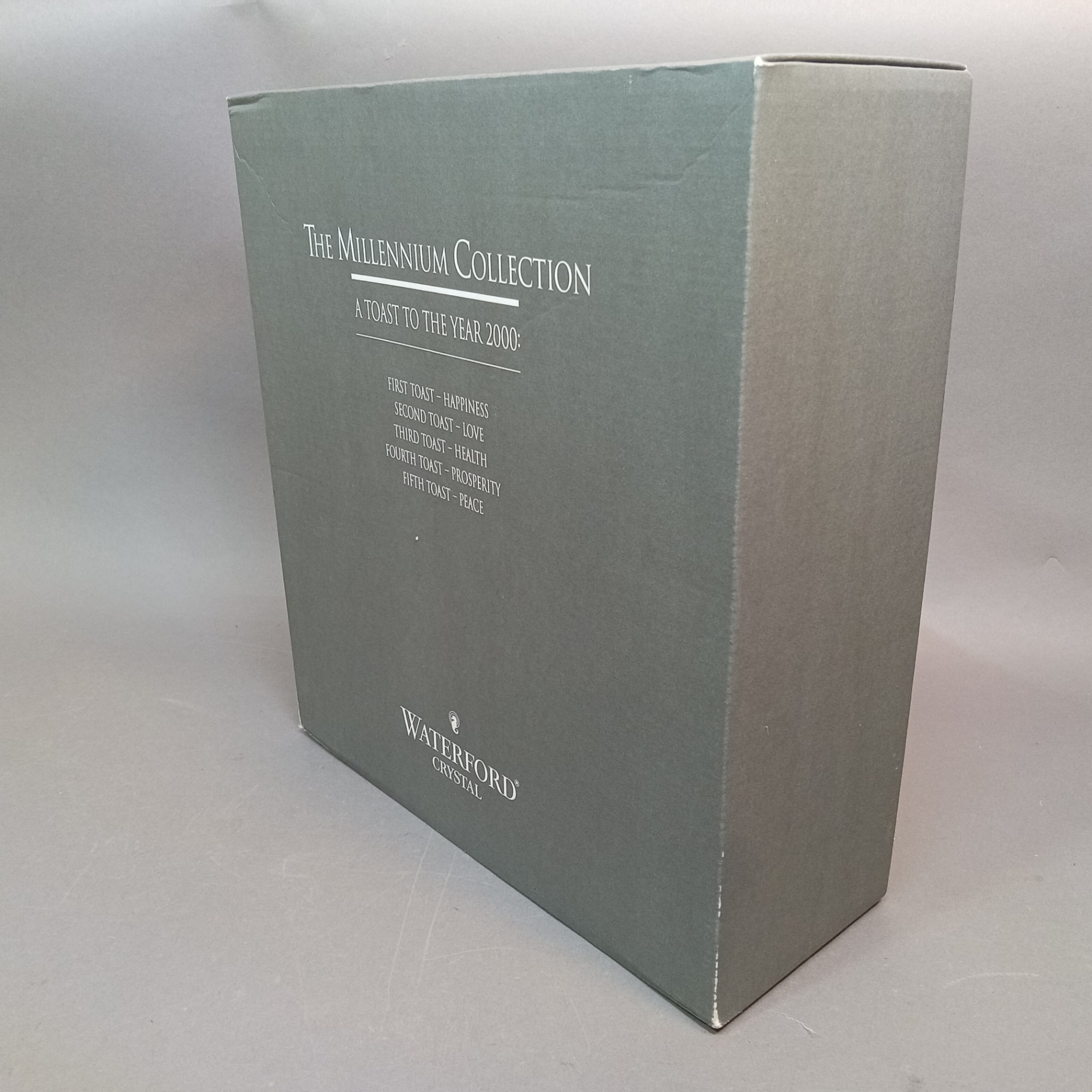 Waterford Millenium Toasting Flutes - Happiness - image 6 of 7