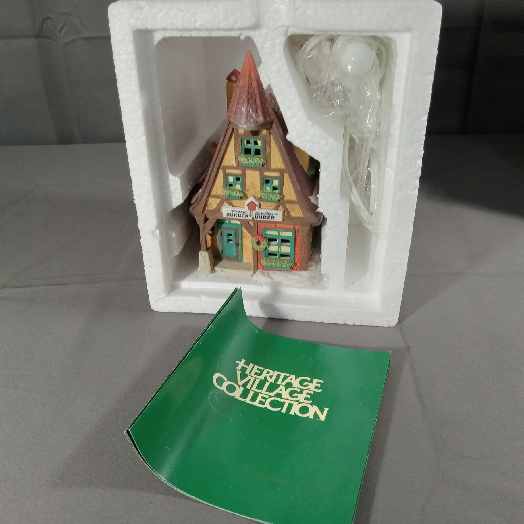  Dept. 56 Alpine Village Series - Kukuck Uhren + Metterniche Wurst - image 4 of 9