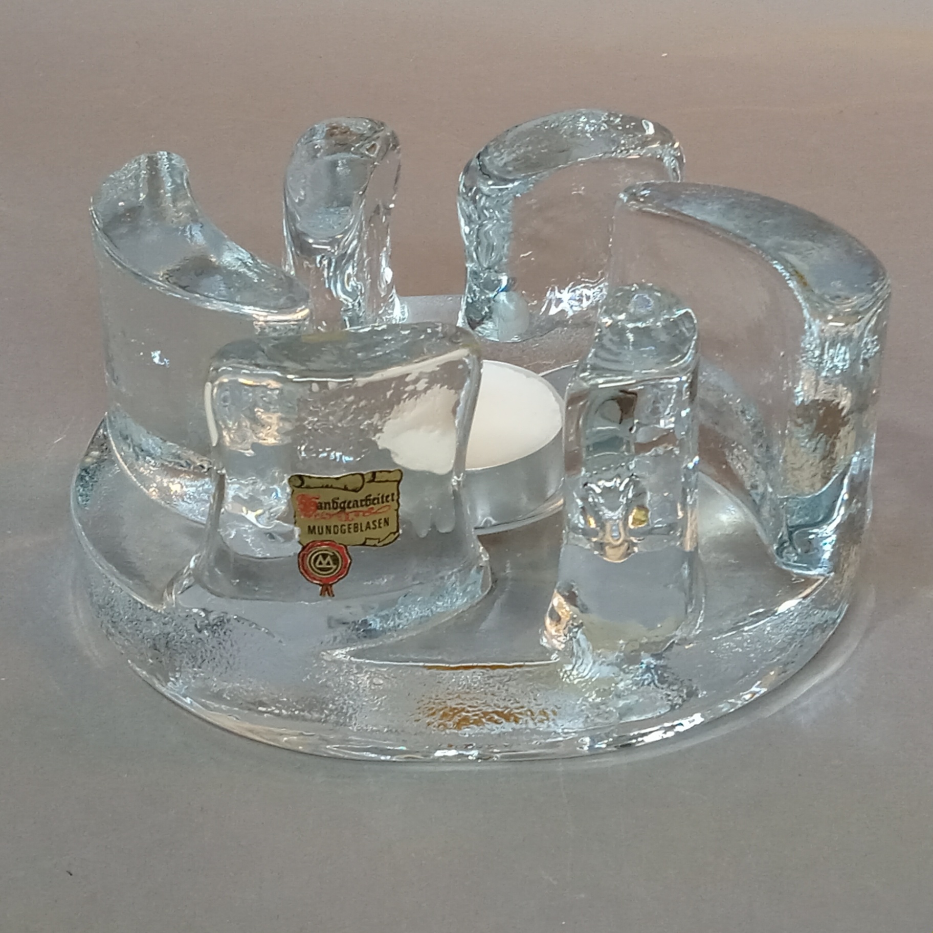 MCM Handmade Chunky Glass Teapot Warmers - image 7 of 11