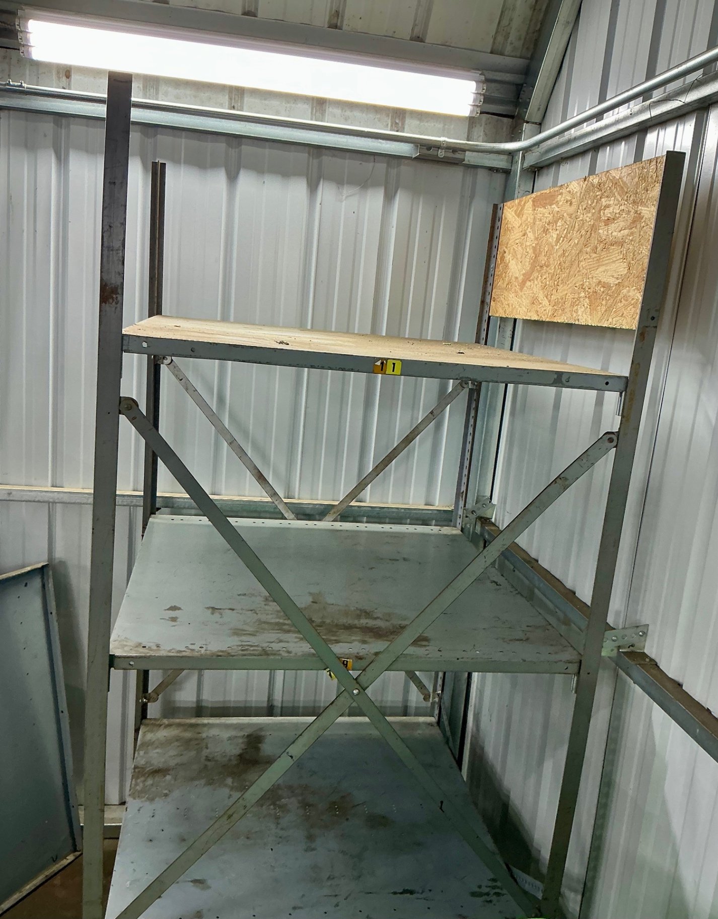 Industrial metal storage shelving unit - image 3 of 3