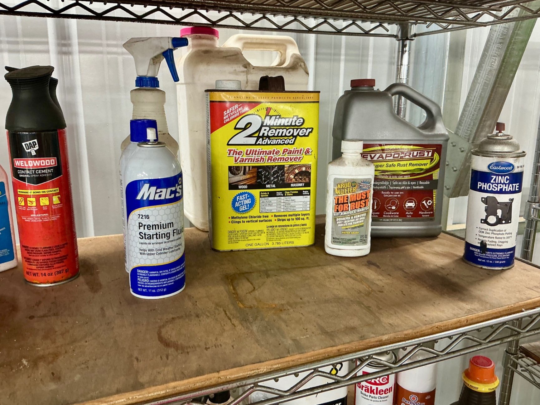 Assorted Garage and Workshop Cleaning and Maintenance Chemicals - image 3 of 5