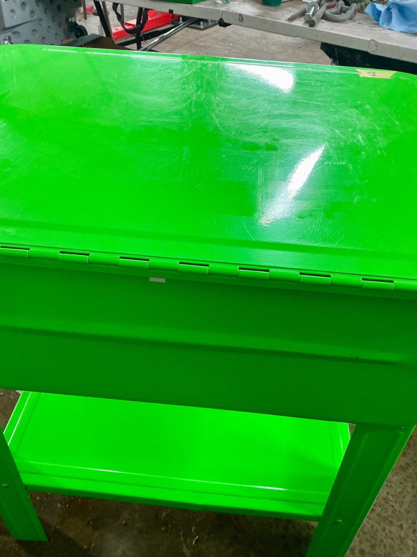 Green 20-Gallon Parts Washer on Stand - image 4 of 4