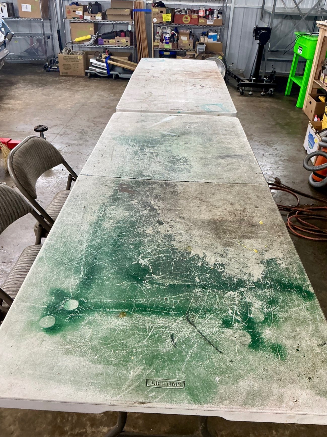 Folding workshop tables and chairs - image 2 of 11