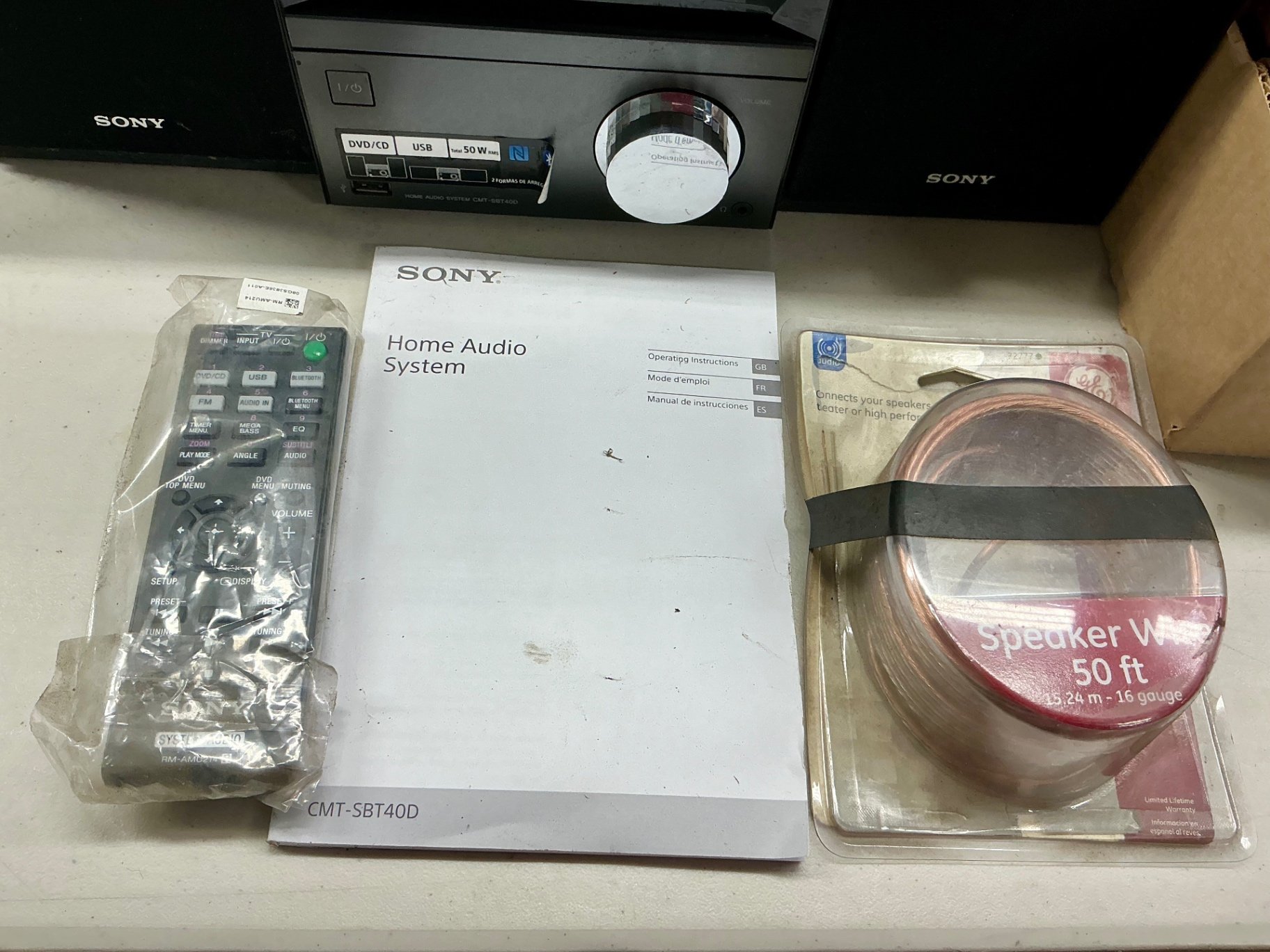 Sony Home Audio System with Speakers and CD Collection - image 3 of 6