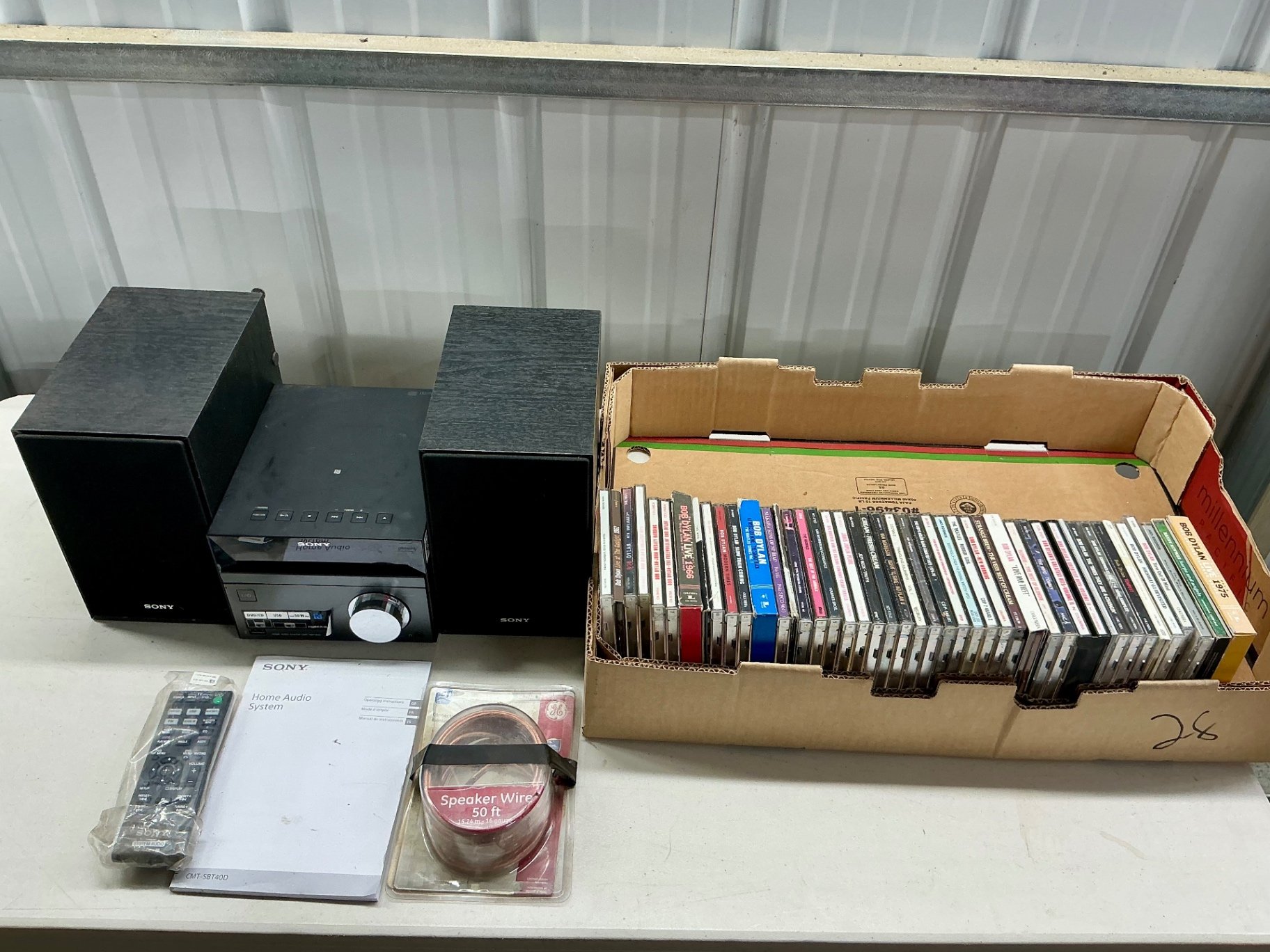 Sony Home Audio System with Speakers and CD Collection - image 1 of 6