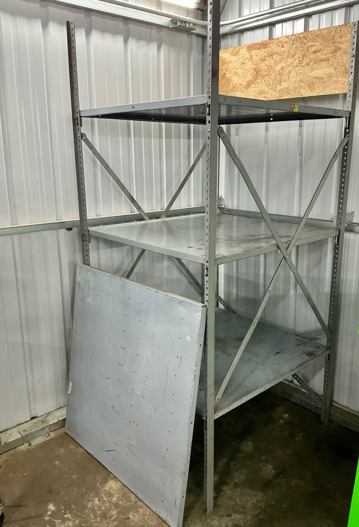 Industrial metal storage shelving unit - image 1 of 3