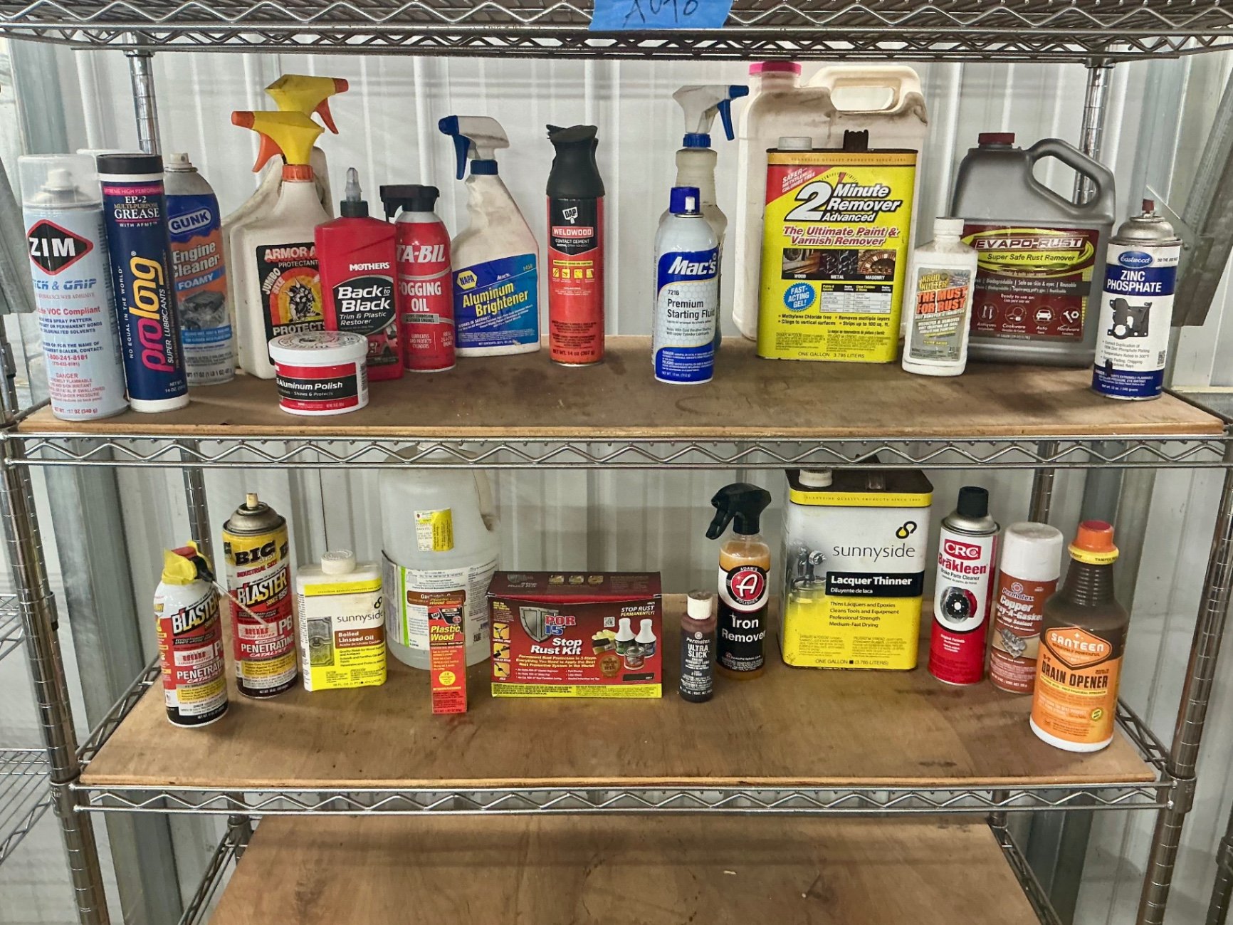 Assorted Garage and Workshop Cleaning and Maintenance Chemicals - image 1 of 5