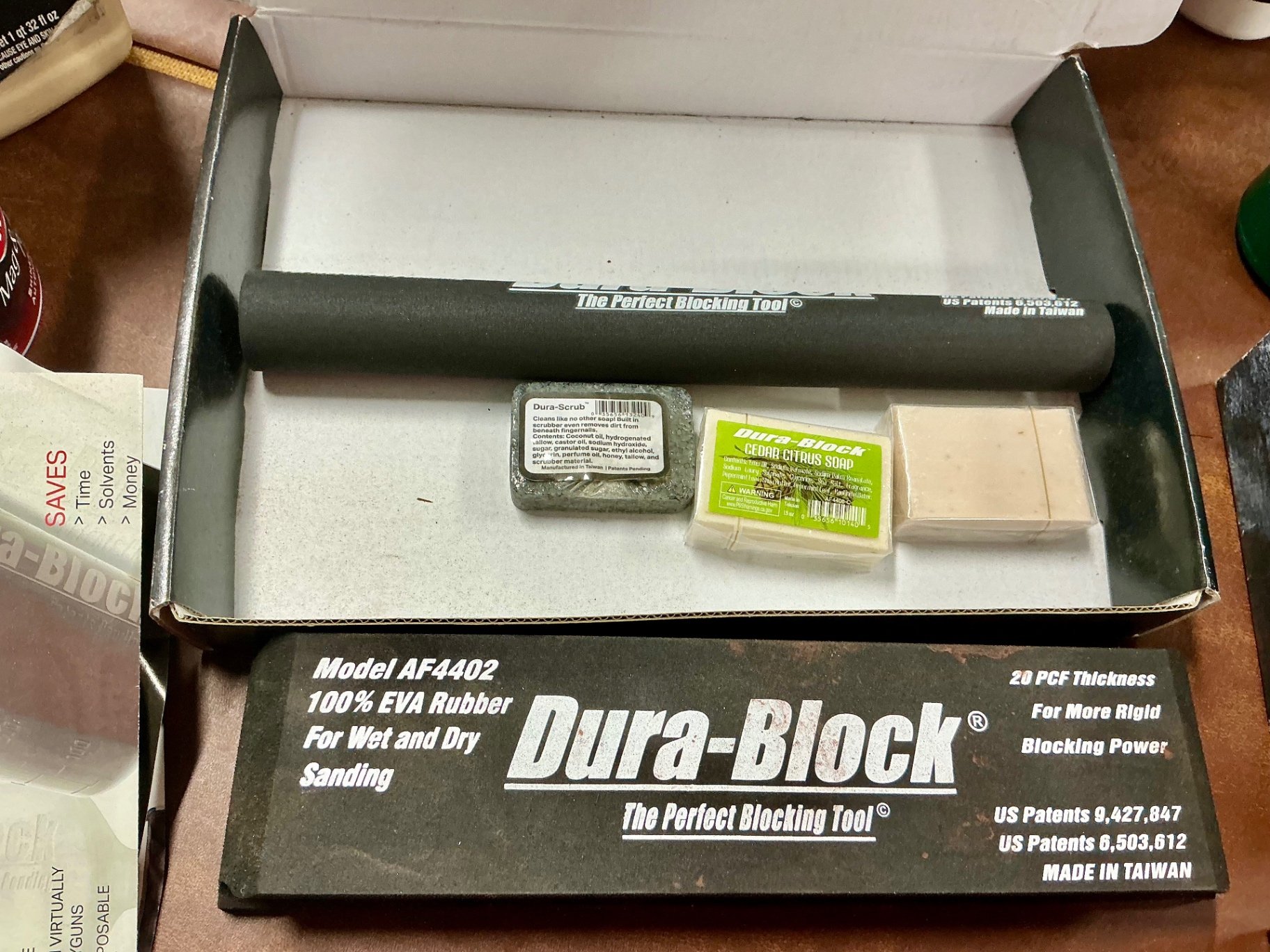 Assorted automotive detailing products and Dura-Block kit - image 4 of 8