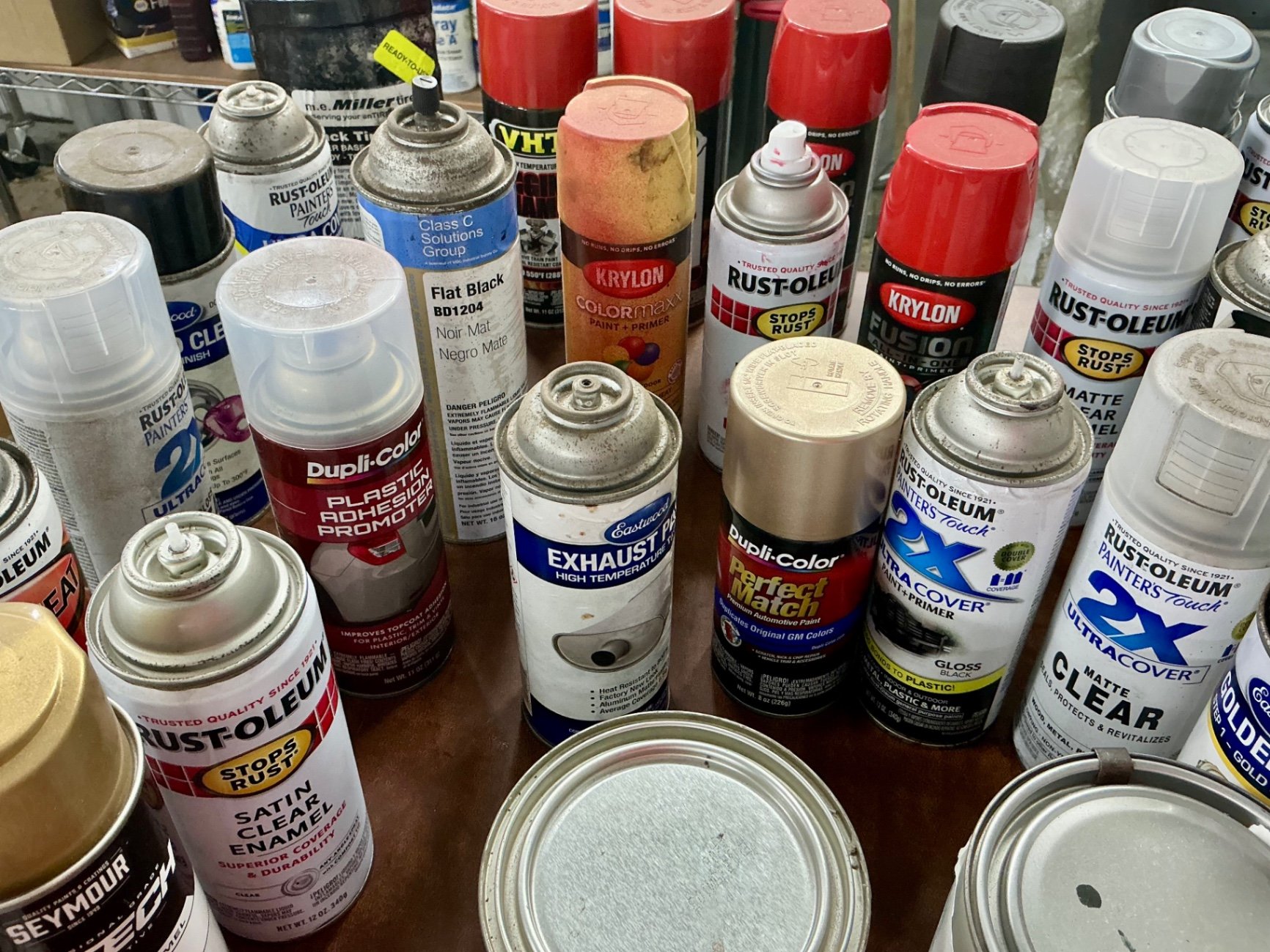 Assorted automotive spray paints and primers - image 8 of 10