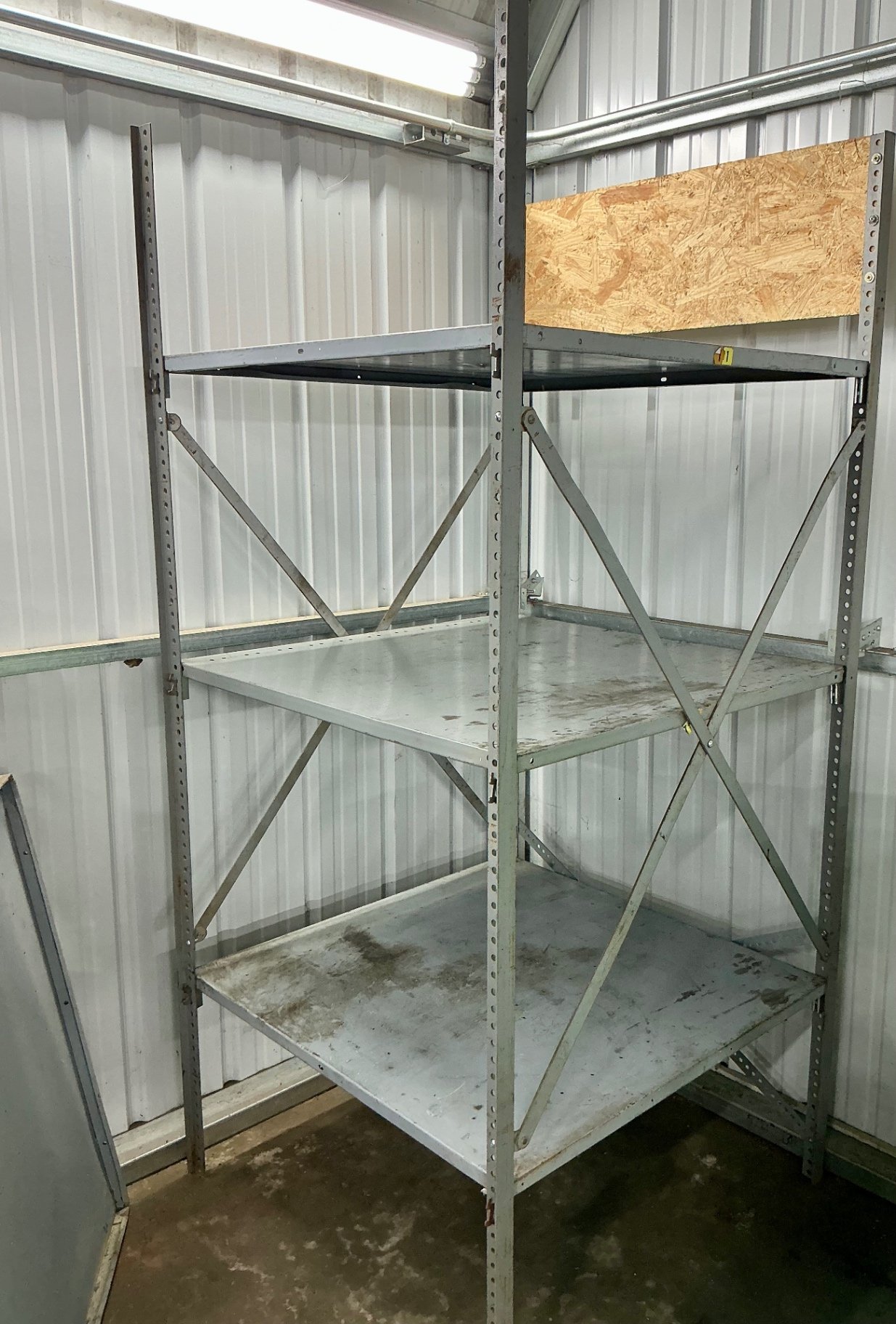 Industrial metal storage shelving unit - image 2 of 3