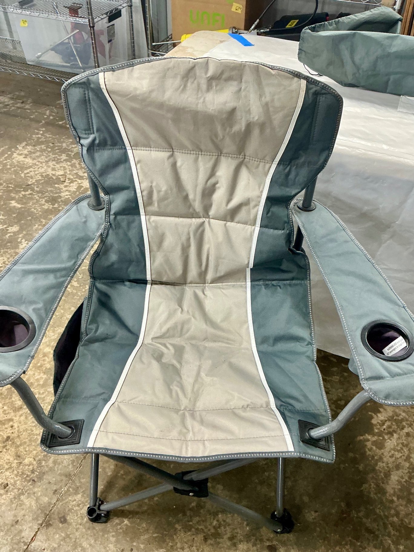 Two folding camping chairs with carry bag - image 2 of 4