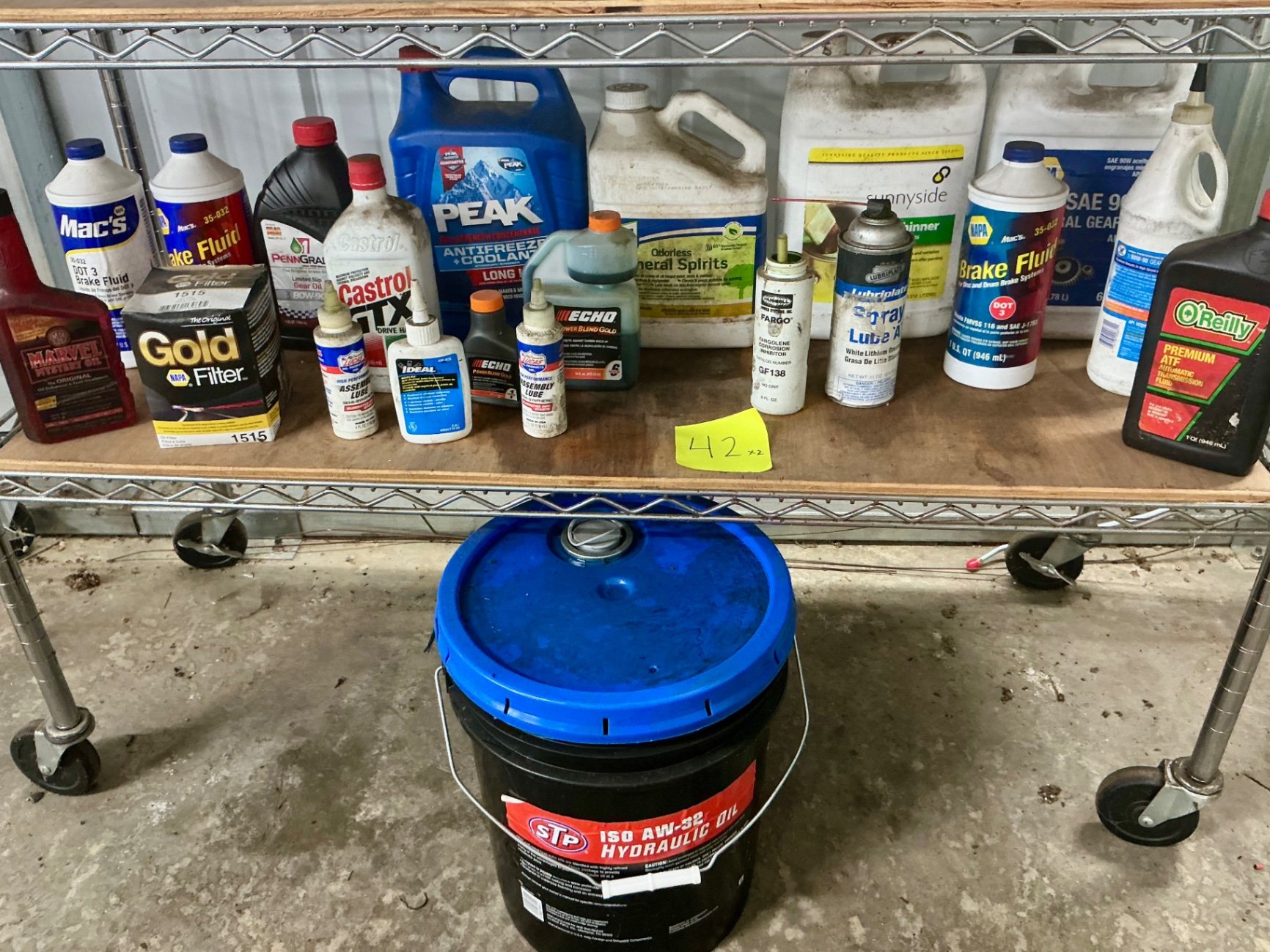 Assorted automotive maintenance fluids, sealants, and cleaners - image 4 of 7