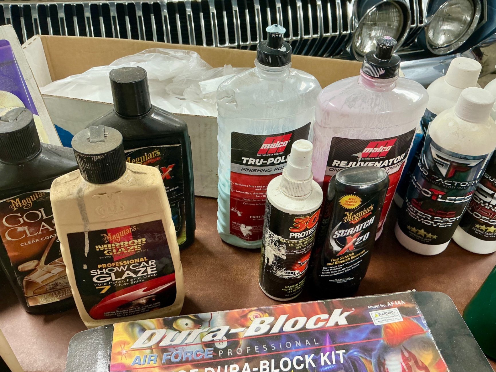 Assorted automotive detailing products and Dura-Block kit - image 3 of 8