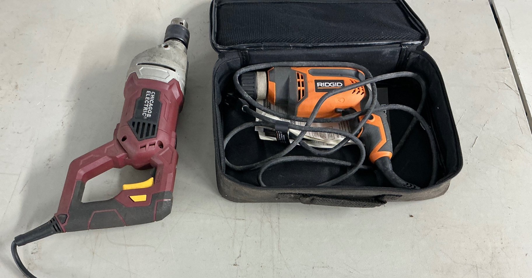 Corded drills with case - image 1 of 4