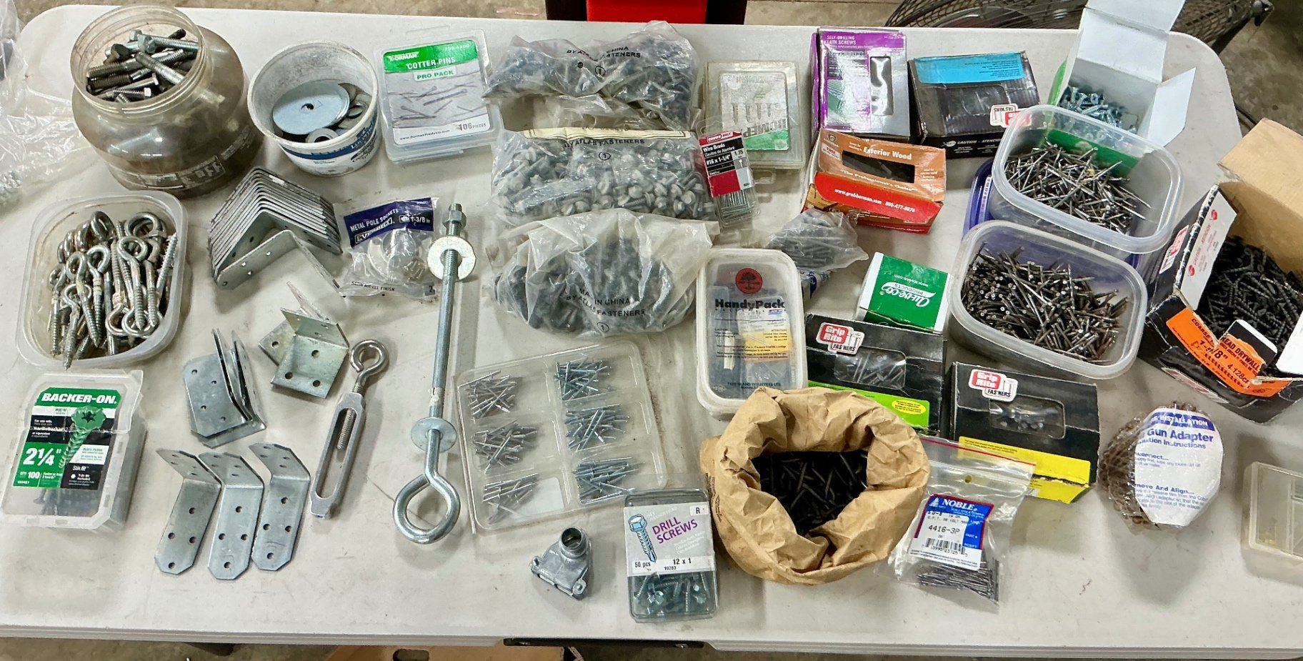 Assorted hardware fasteners and fittings - image 1 of 5
