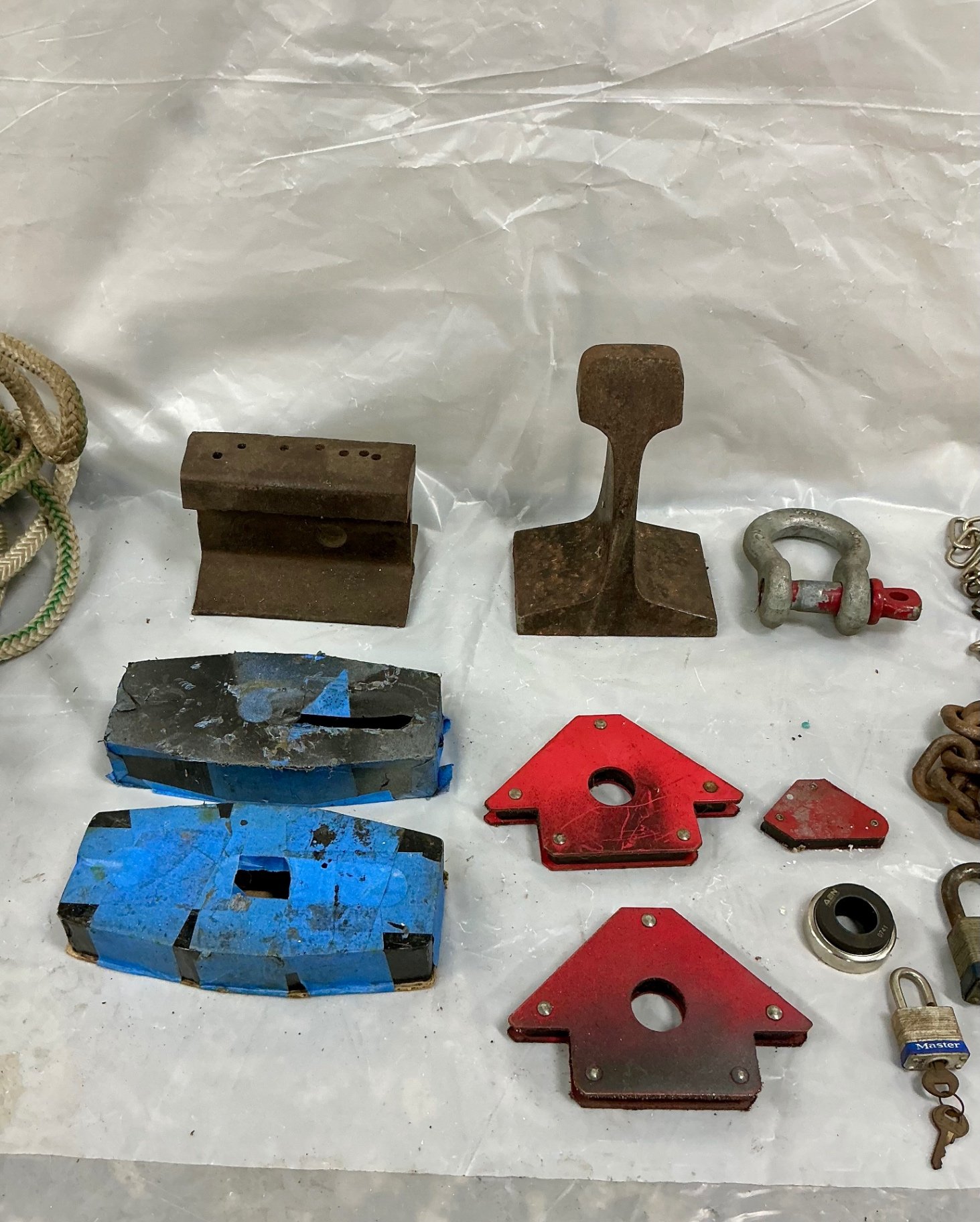 Assorted rope, hardware, and fasteners - image 4 of 5