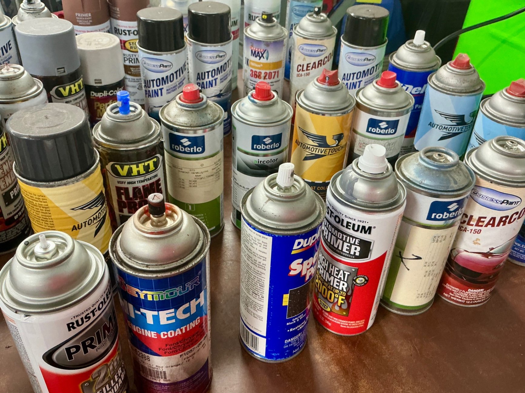 Assorted automotive spray paints and primers - image 2 of 10