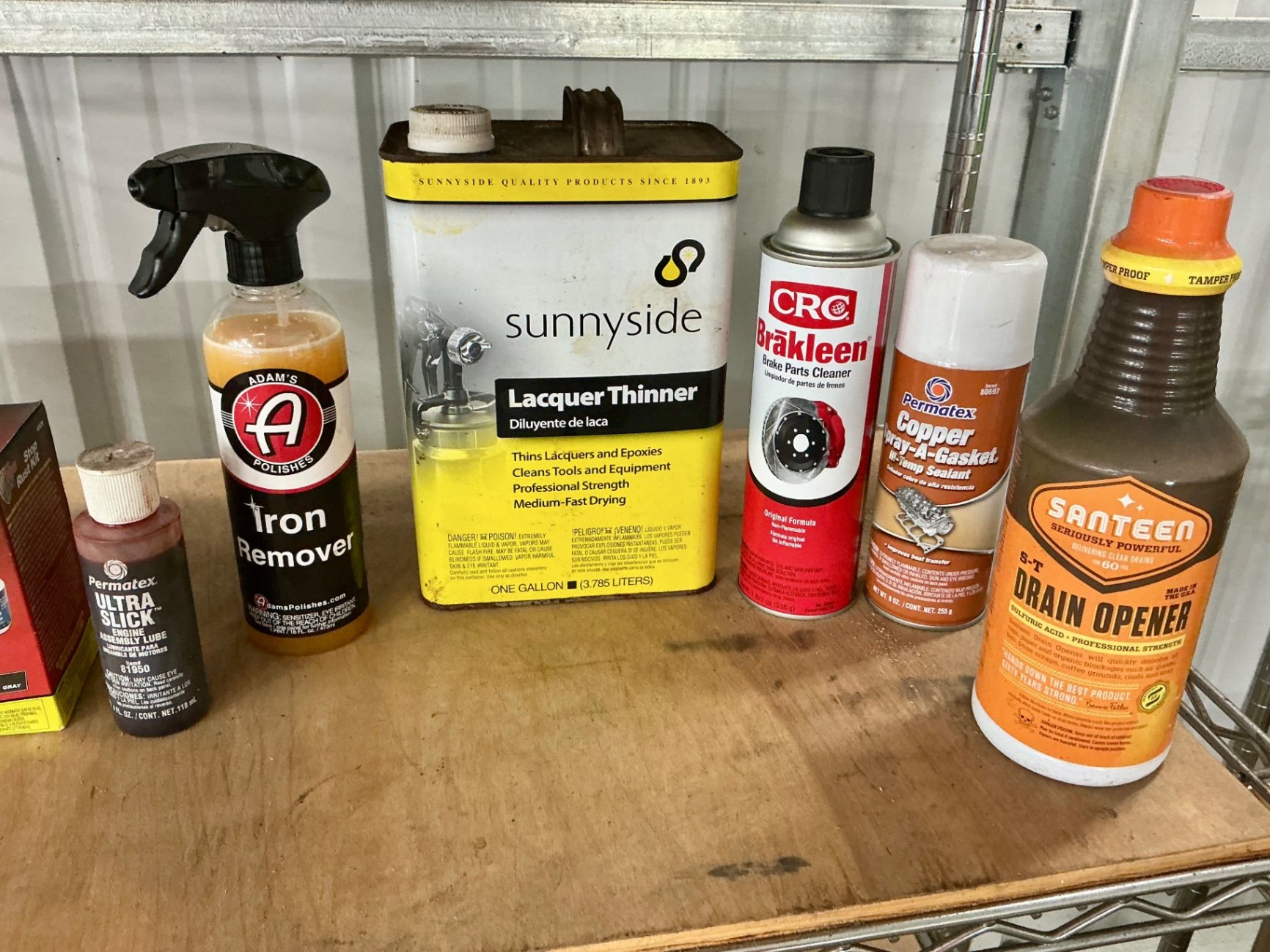 Assorted Garage and Workshop Cleaning and Maintenance Chemicals - image 4 of 5