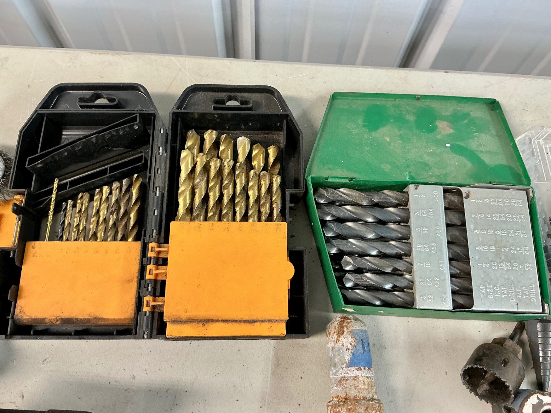Assorted drill bits and metalworking tools - image 5 of 5