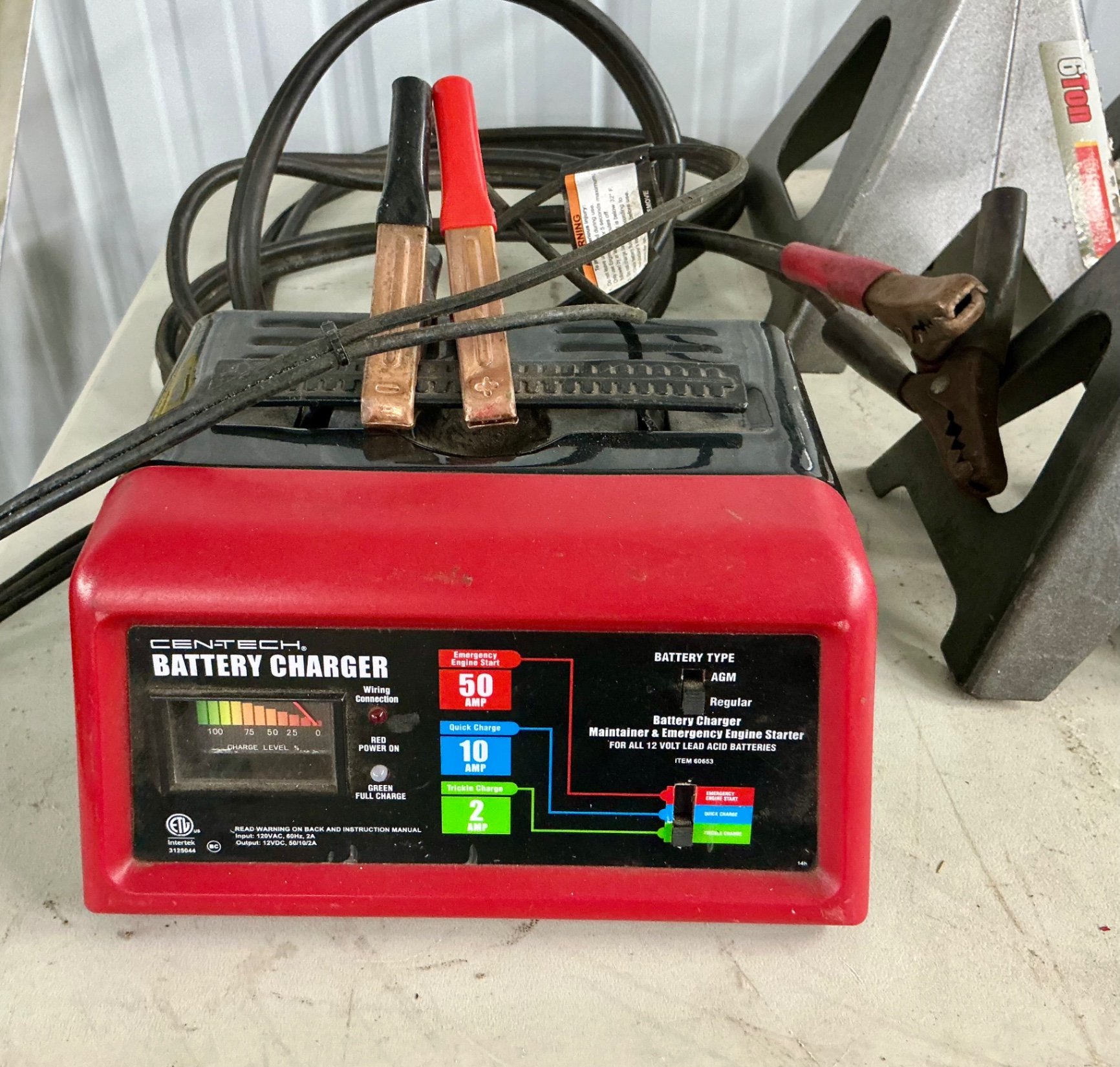 Floor jack, and battery charger - image 2 of 2