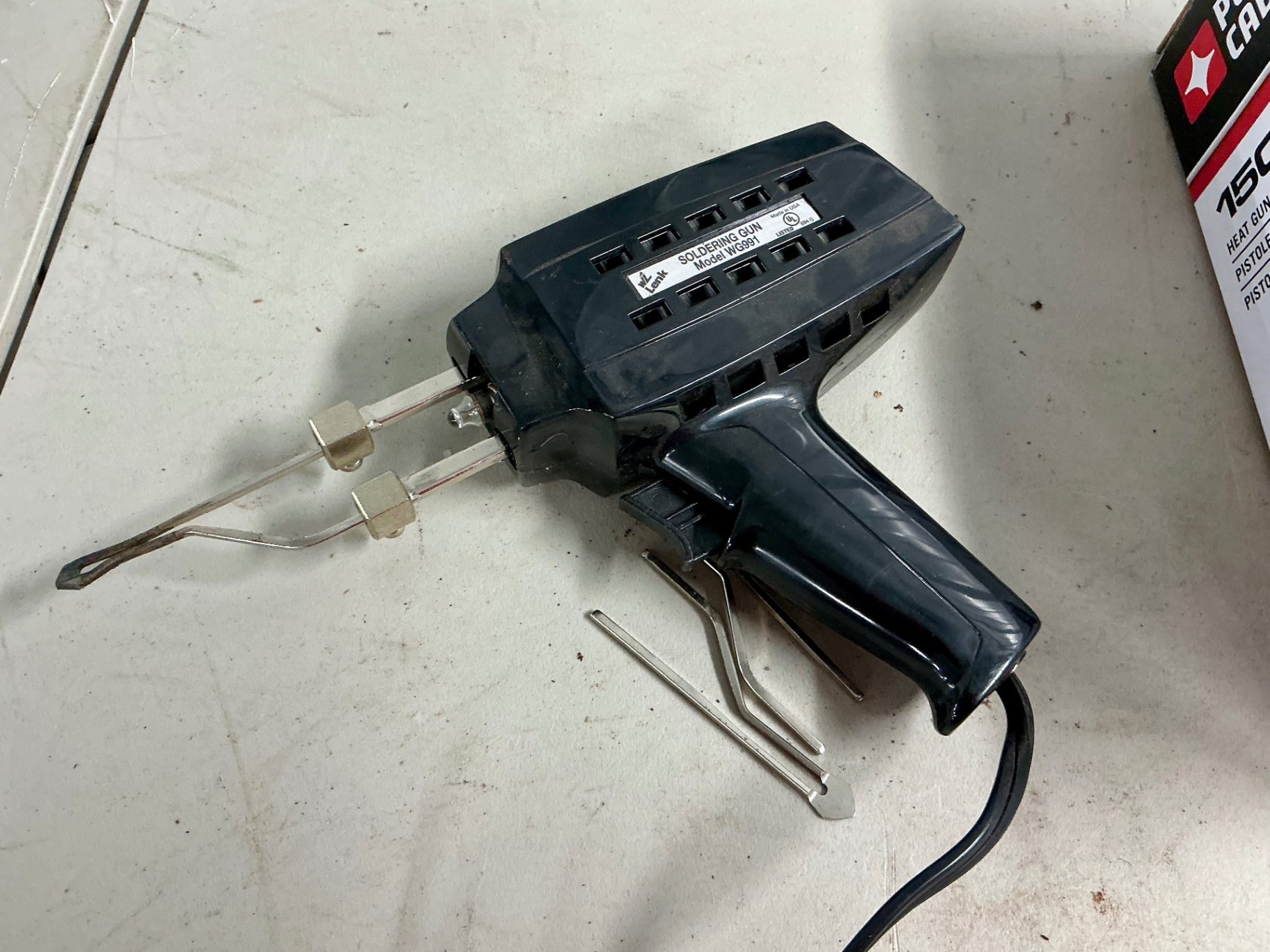 Porter-Cable heat gun and Weller soldering gun with accessories - image 3 of 4