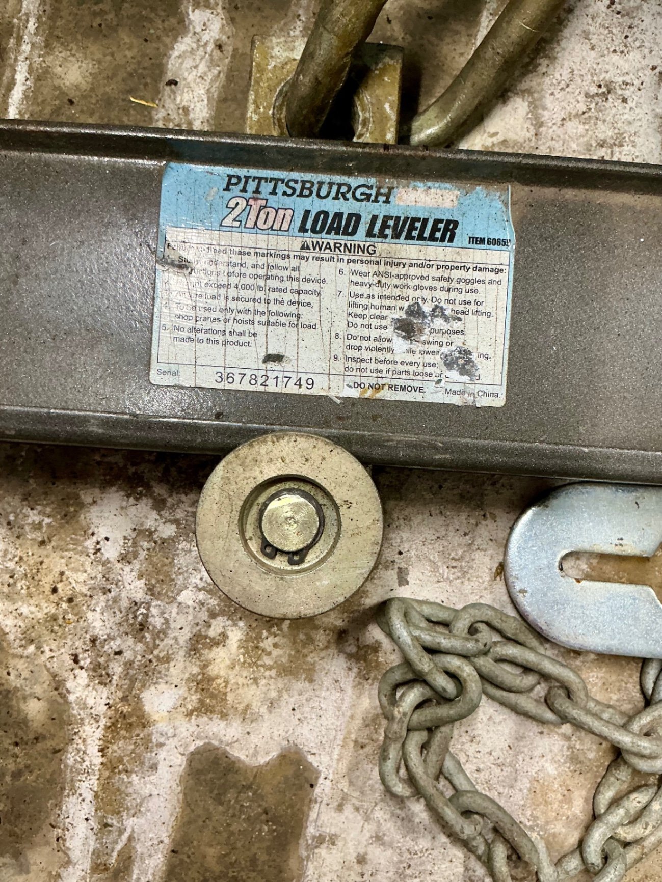 Pittsburgh 2-Ton Load Leveler and 450-lb Transmission Jack - image 2 of 6
