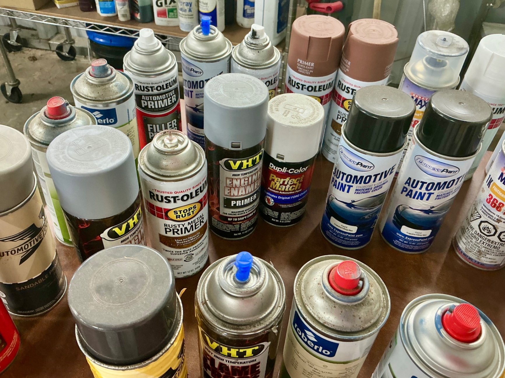 Assorted automotive spray paints and primers - image 3 of 10