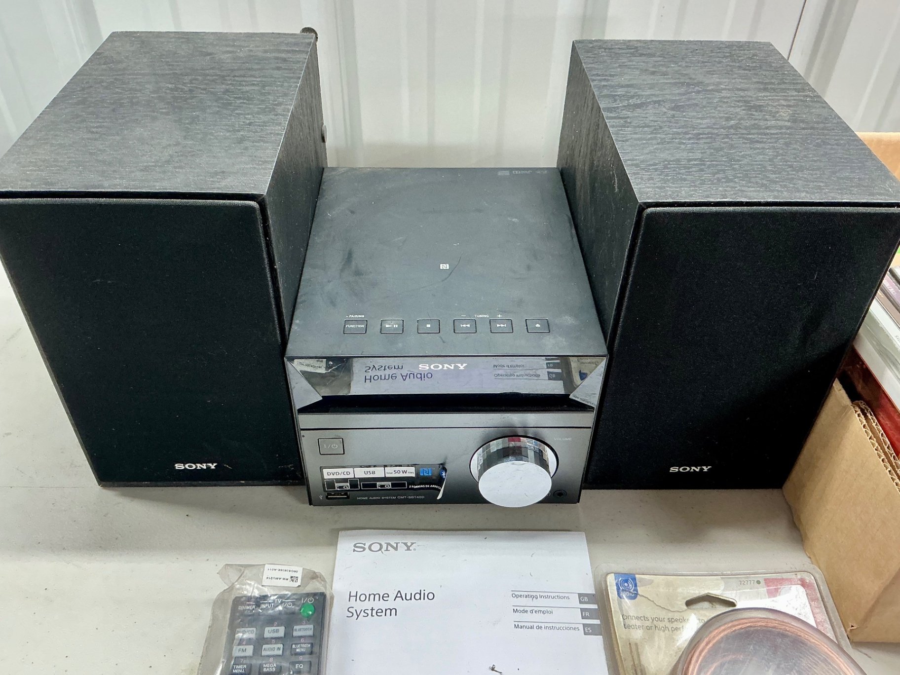 Sony Home Audio System with Speakers and CD Collection - image 2 of 6