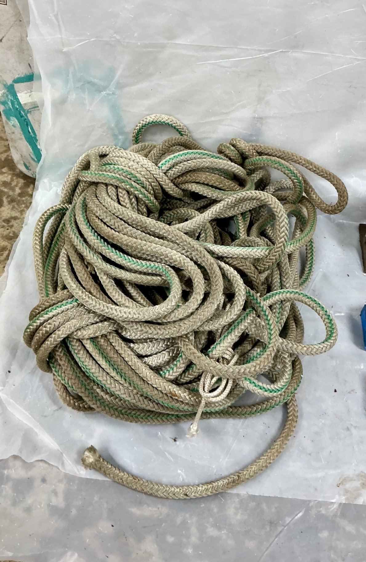 Assorted rope, hardware, and fasteners - image 5 of 5