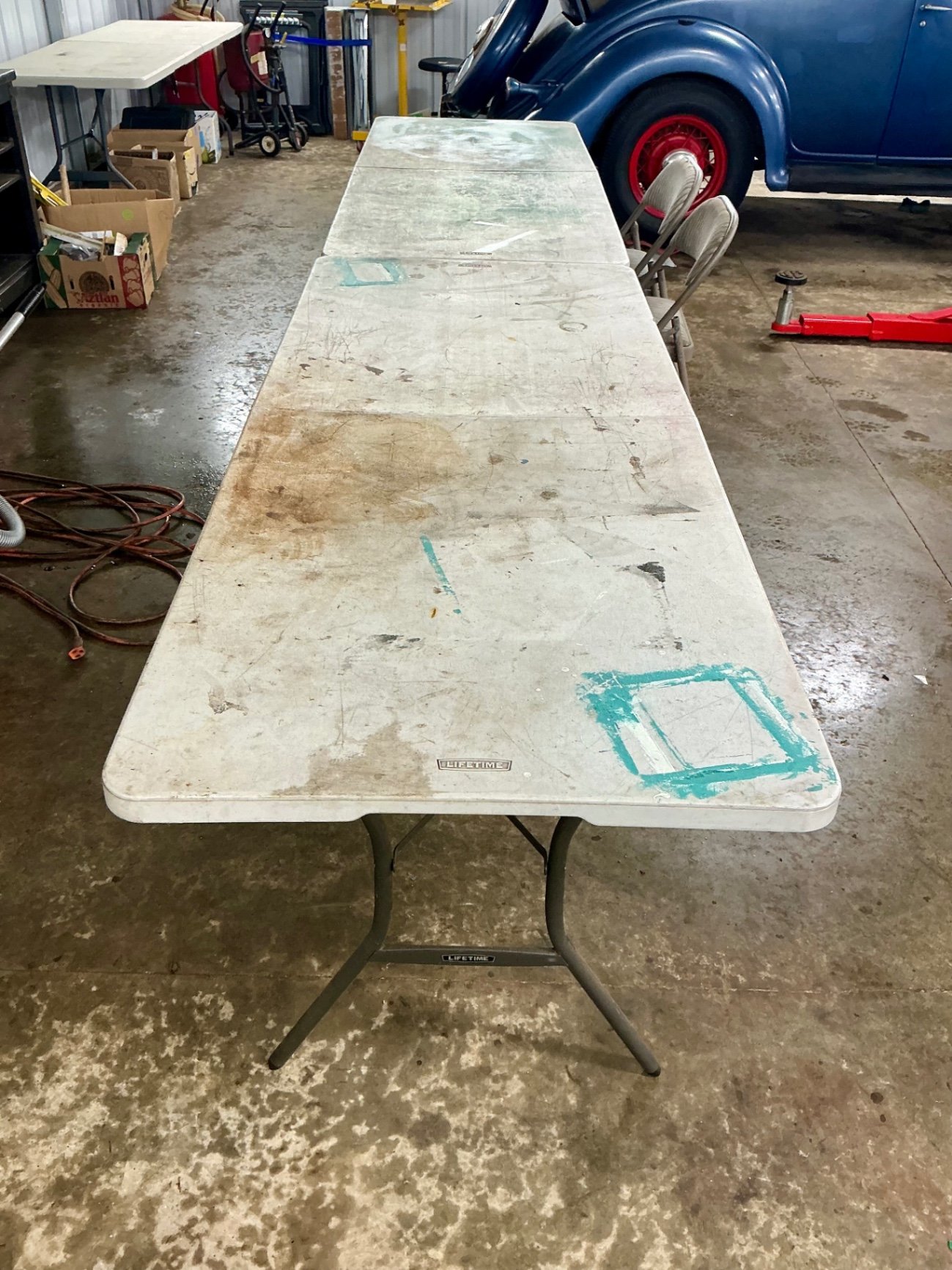 Folding workshop tables and chairs - image 1 of 11