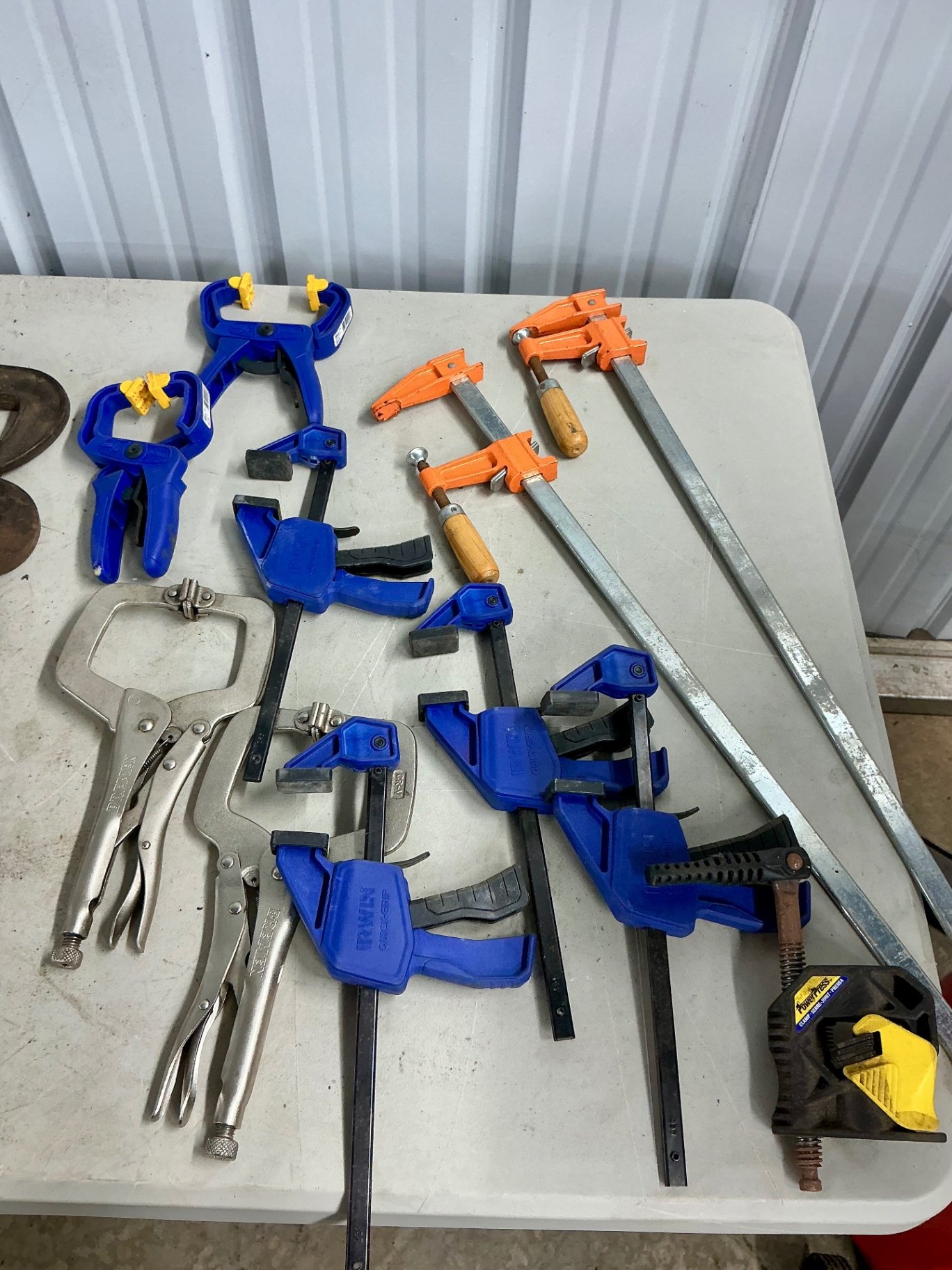 Assorted clamps and locking pliers - image 1 of 4