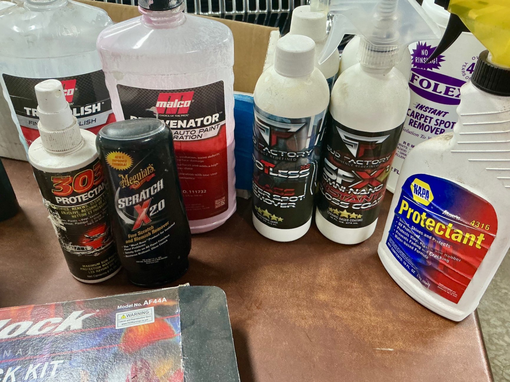 Assorted automotive detailing products and Dura-Block kit - image 6 of 8