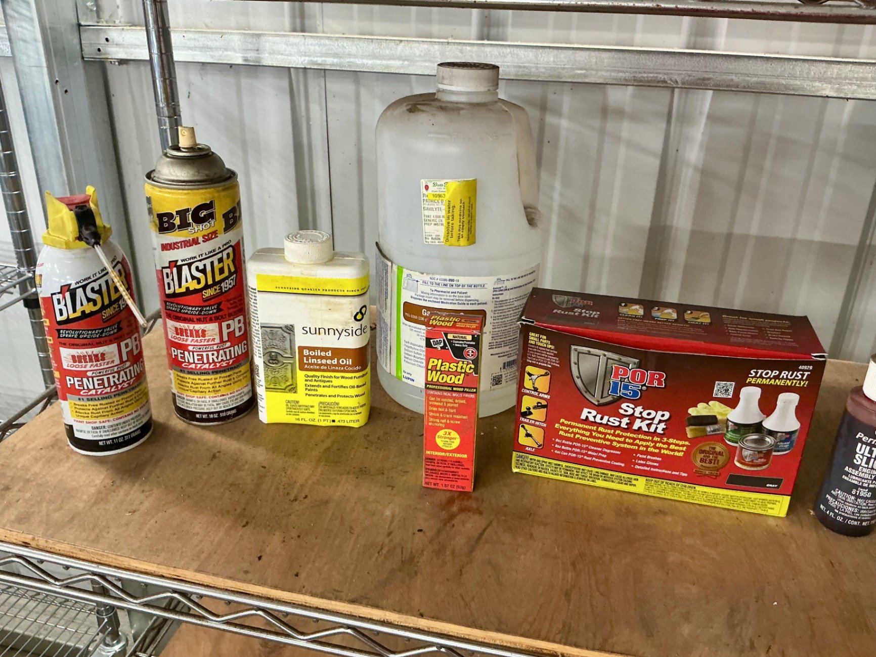 Assorted Garage and Workshop Cleaning and Maintenance Chemicals - image 5 of 5