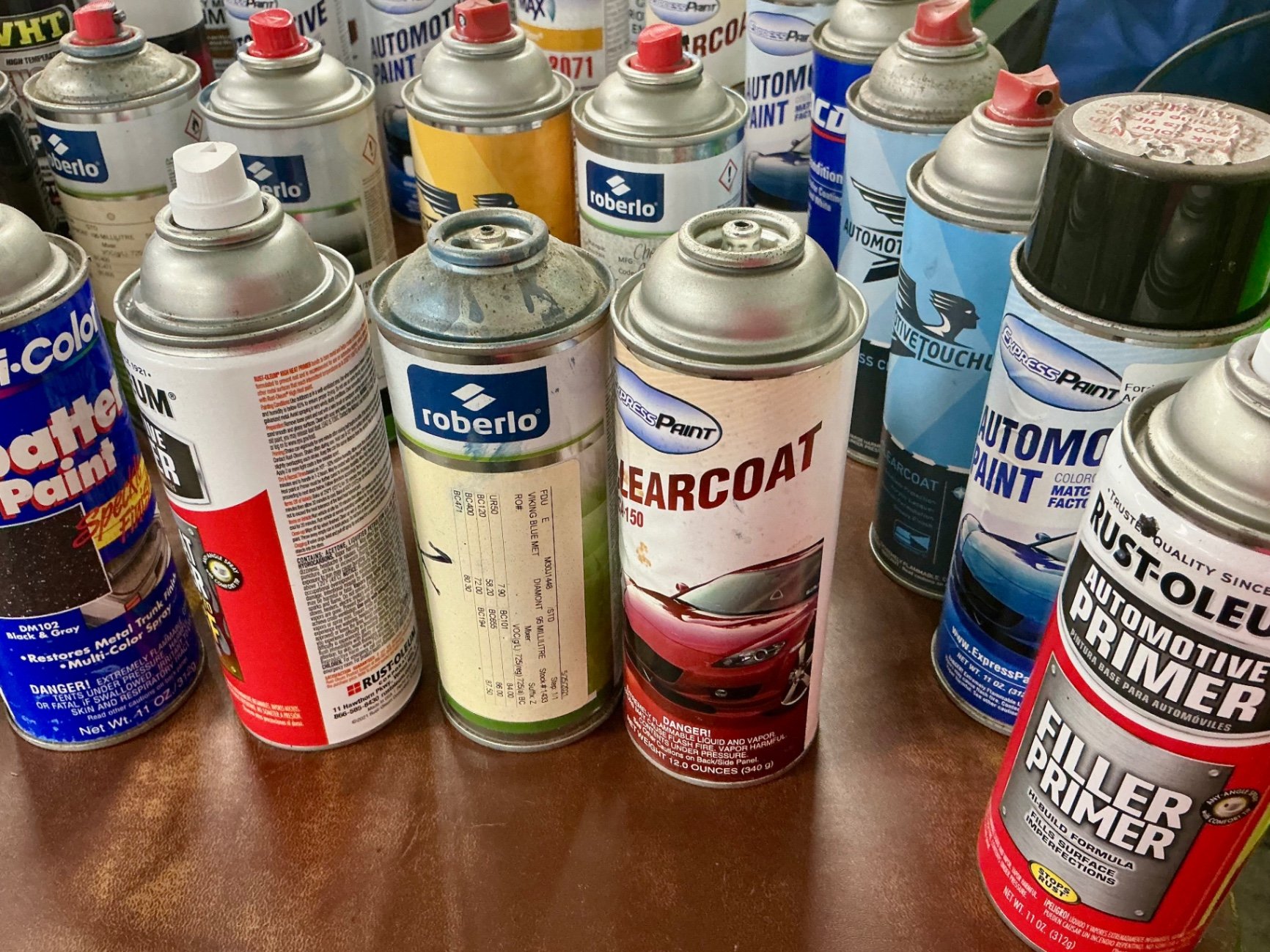 Assorted automotive spray paints and primers - image 5 of 10
