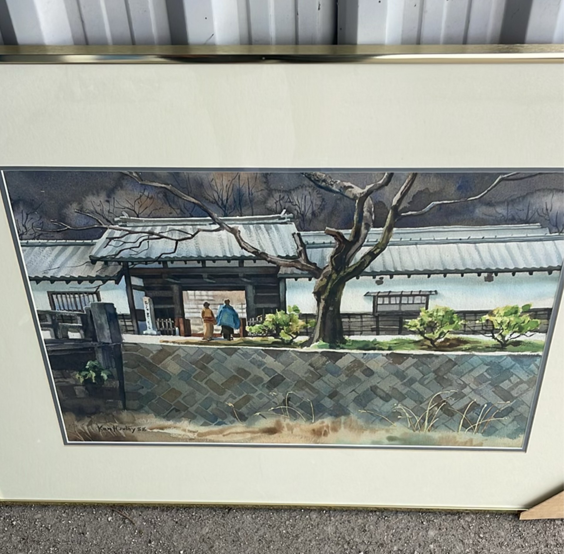 Omori, Japan Watercolour Ken Huxley 1988 - image 2 of 10