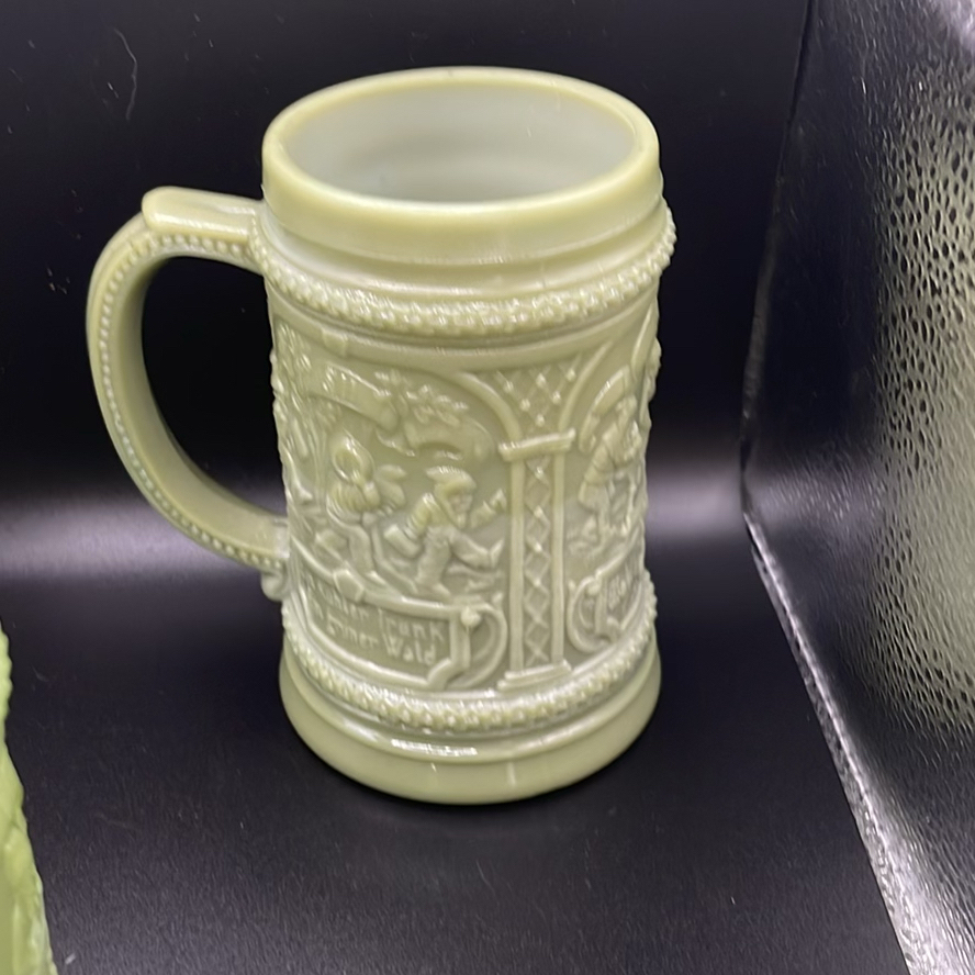 Slag Glass Beer Steins And Pitcher Stein - image 15 of 16