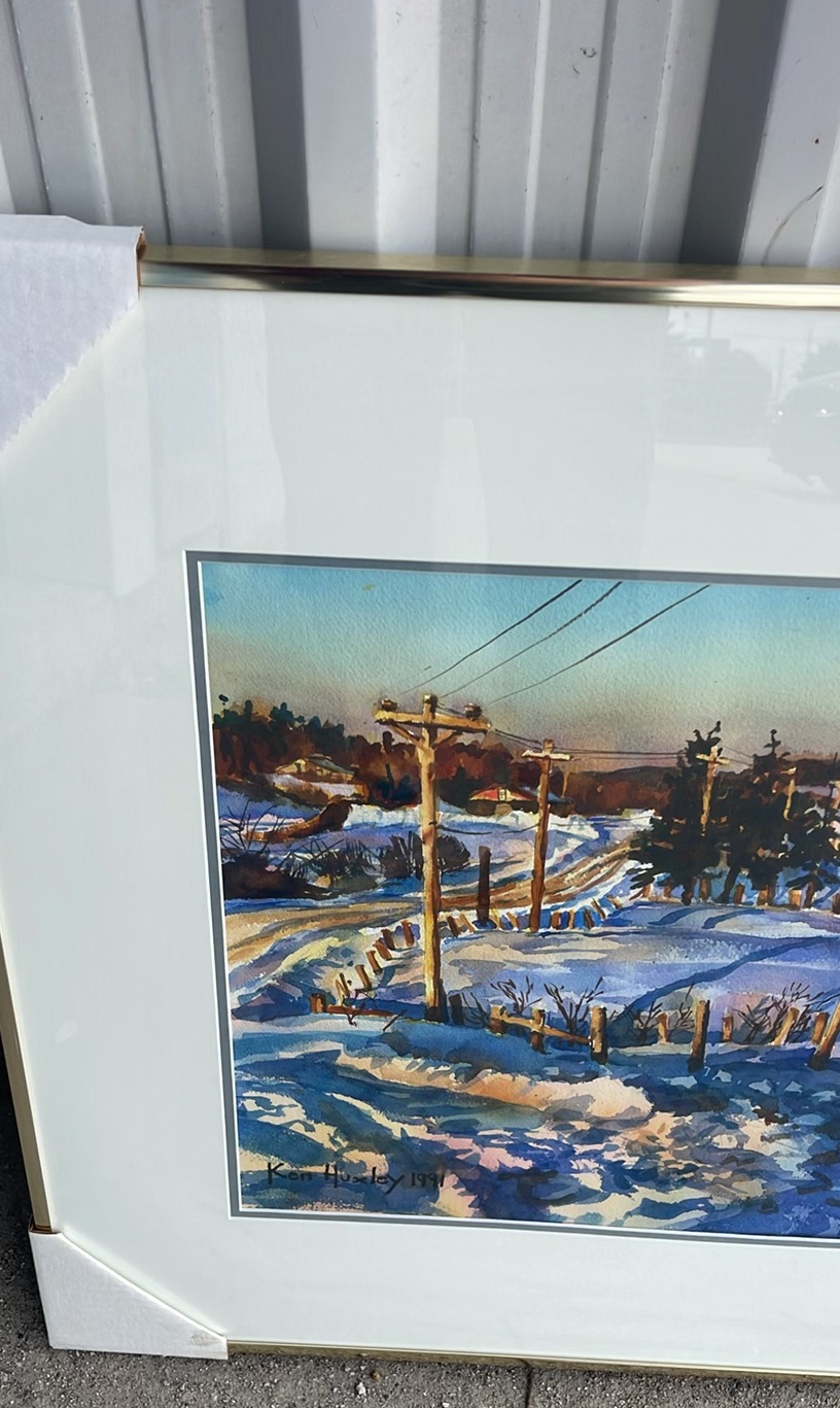 Ken Huxley Original Watercolour Farmer’s Lane Truro N.S. - image 4 of 12