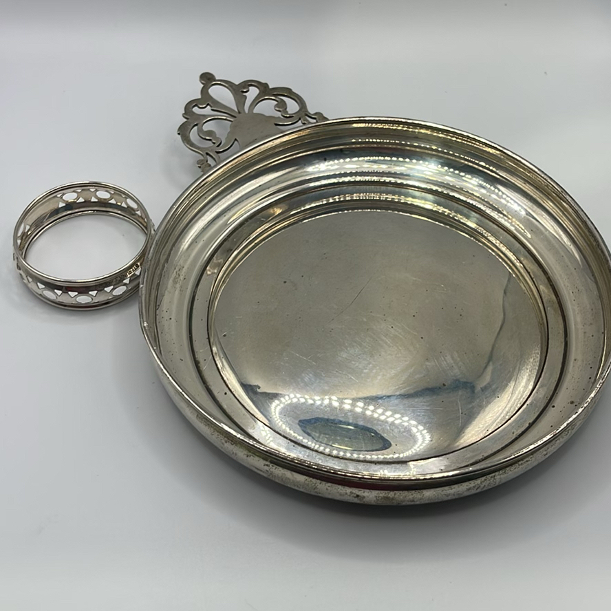 Porringer Sterling Bowl And Napkin Ring - image 1 of 9