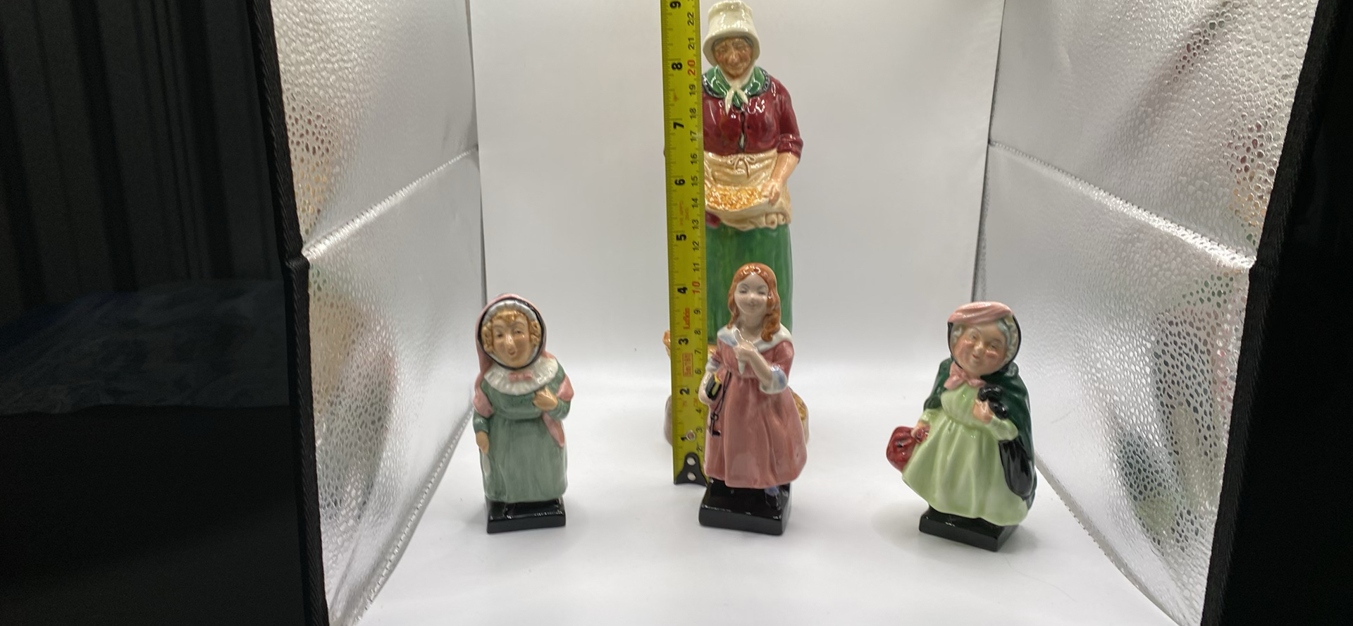 Royal Doulton The Farmer’s Wife And 3 Small Dickens Characters - image 2 of 16